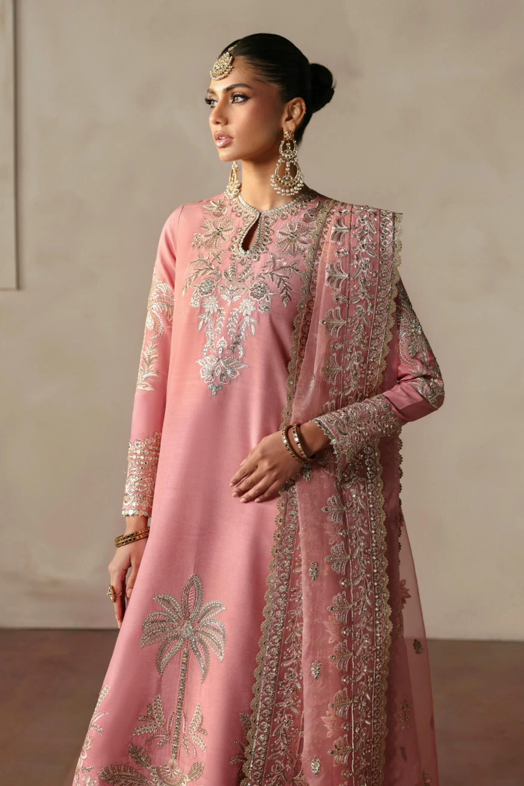 Afrozeh Divani Silk Edit Formals – Gulrukh - Image 3