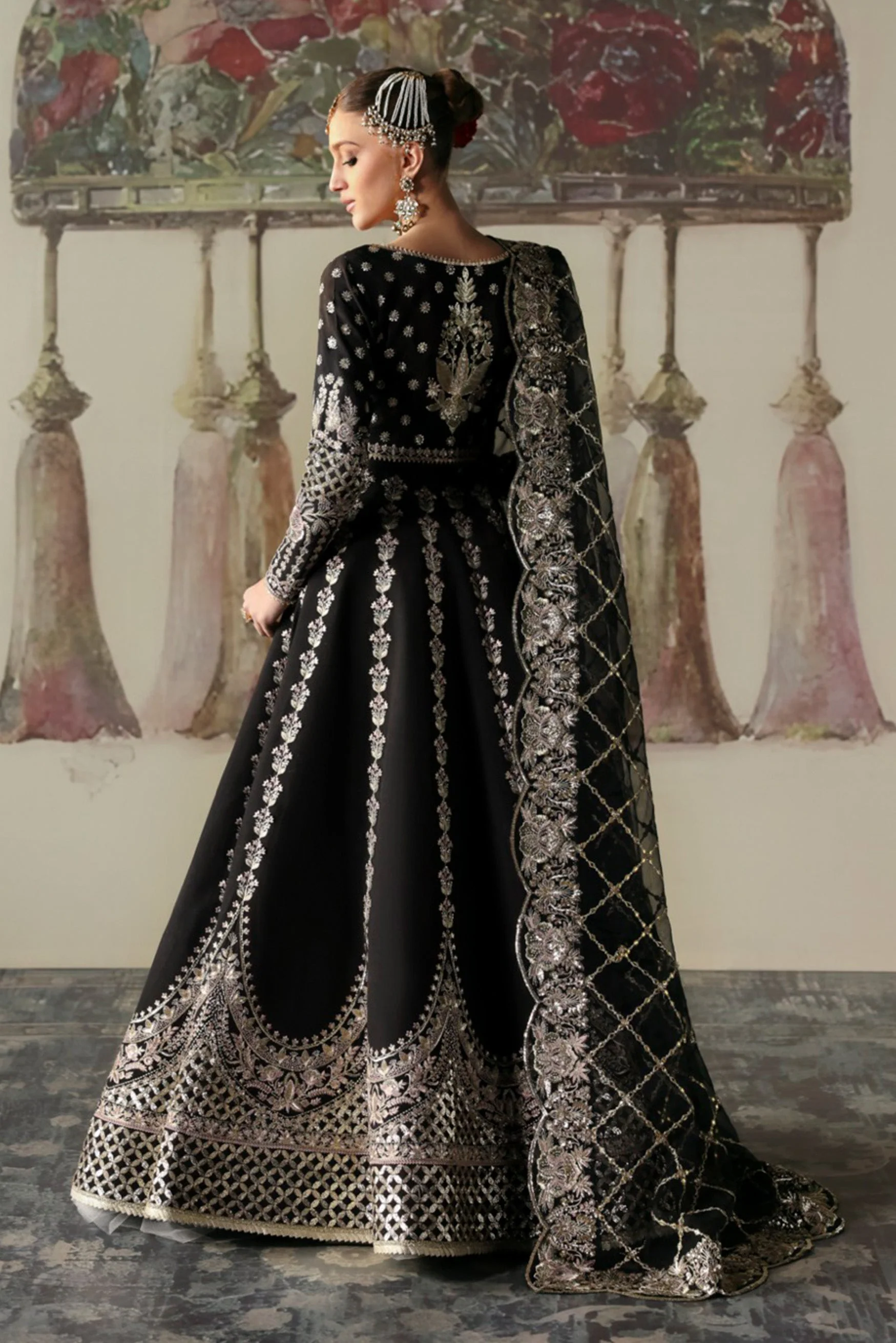 Afrozeh Divani Silk Edit Formals – Husnara - Image 2