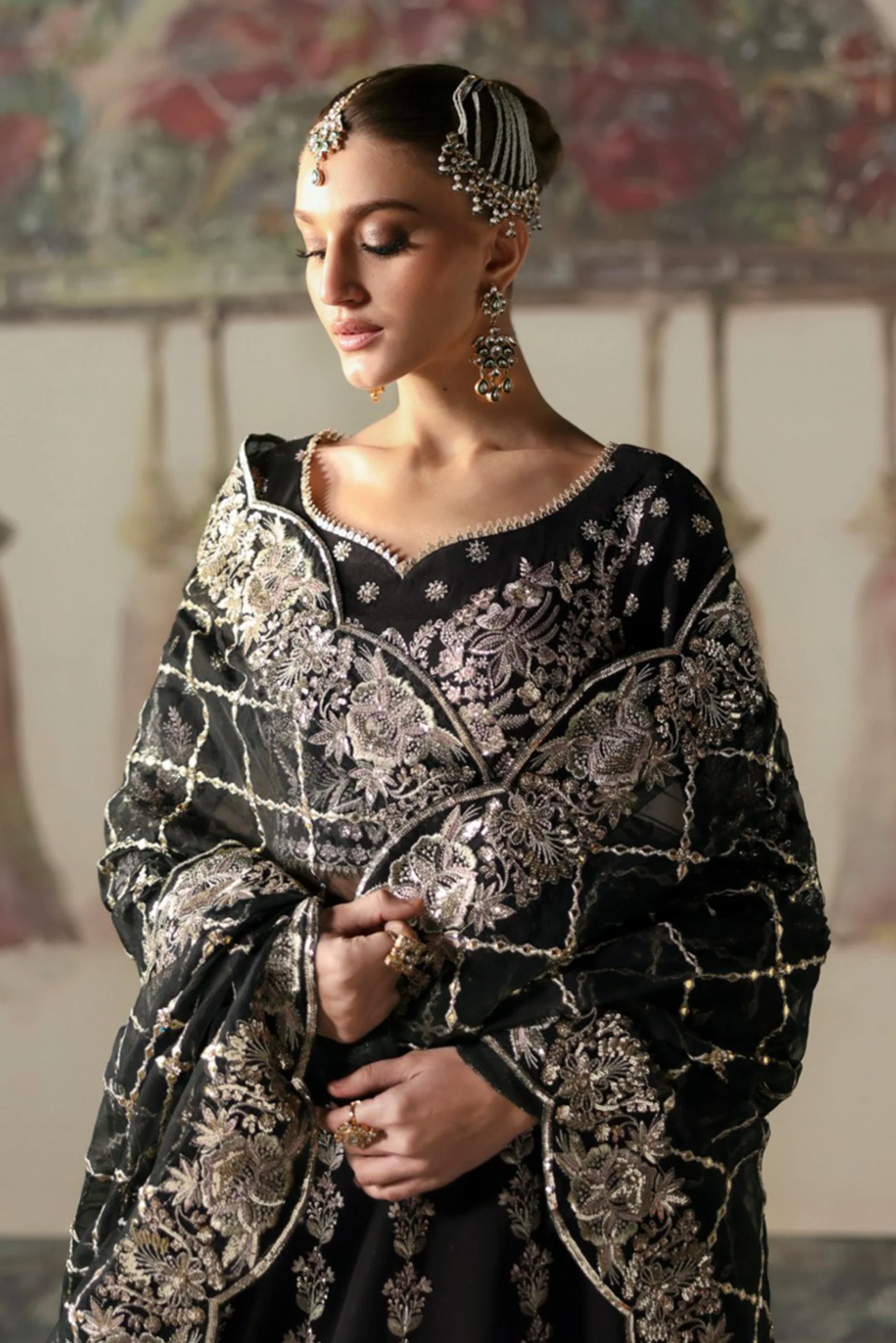 Afrozeh Divani Silk Edit Formals – Husnara - Image 4