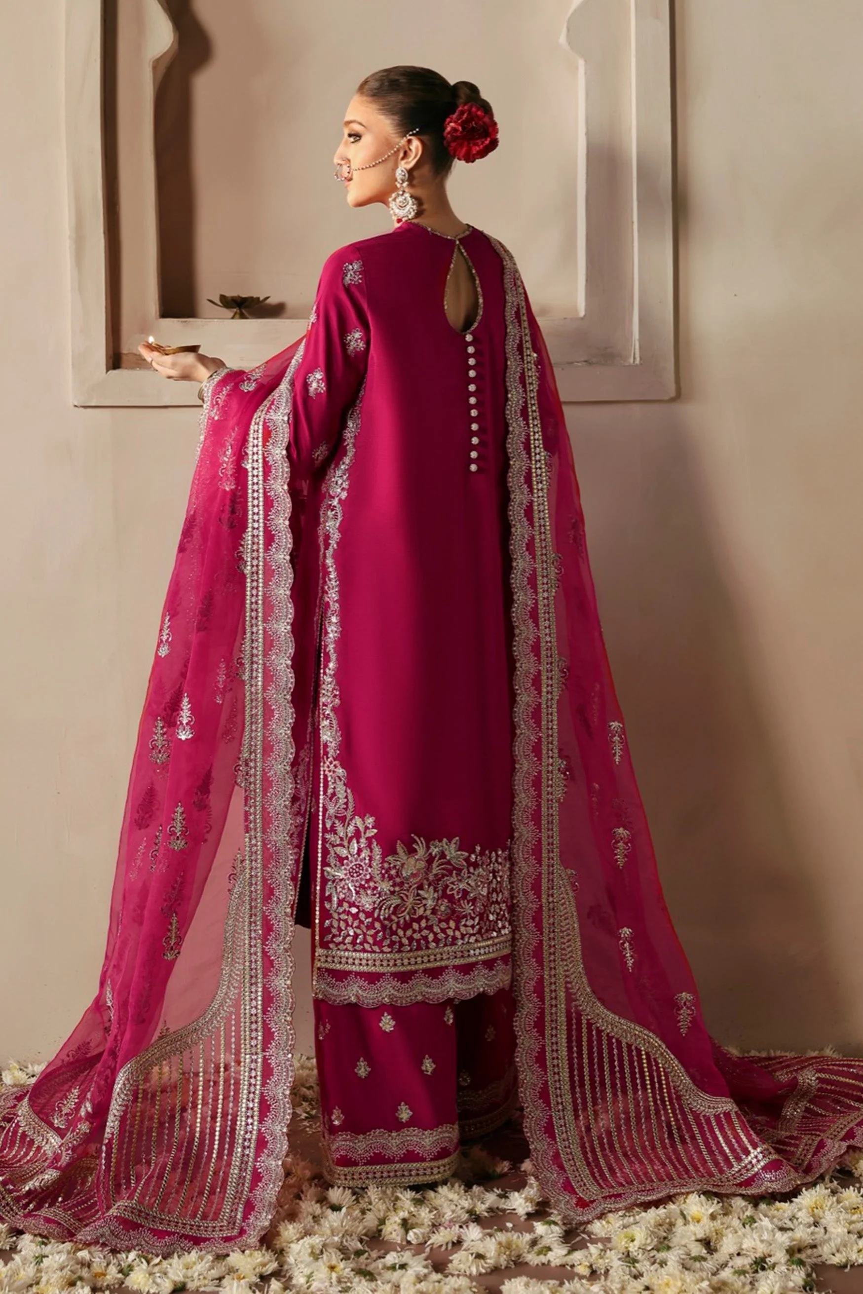 Afrozeh Divani Silk Edit Formals – Shabana - Image 2