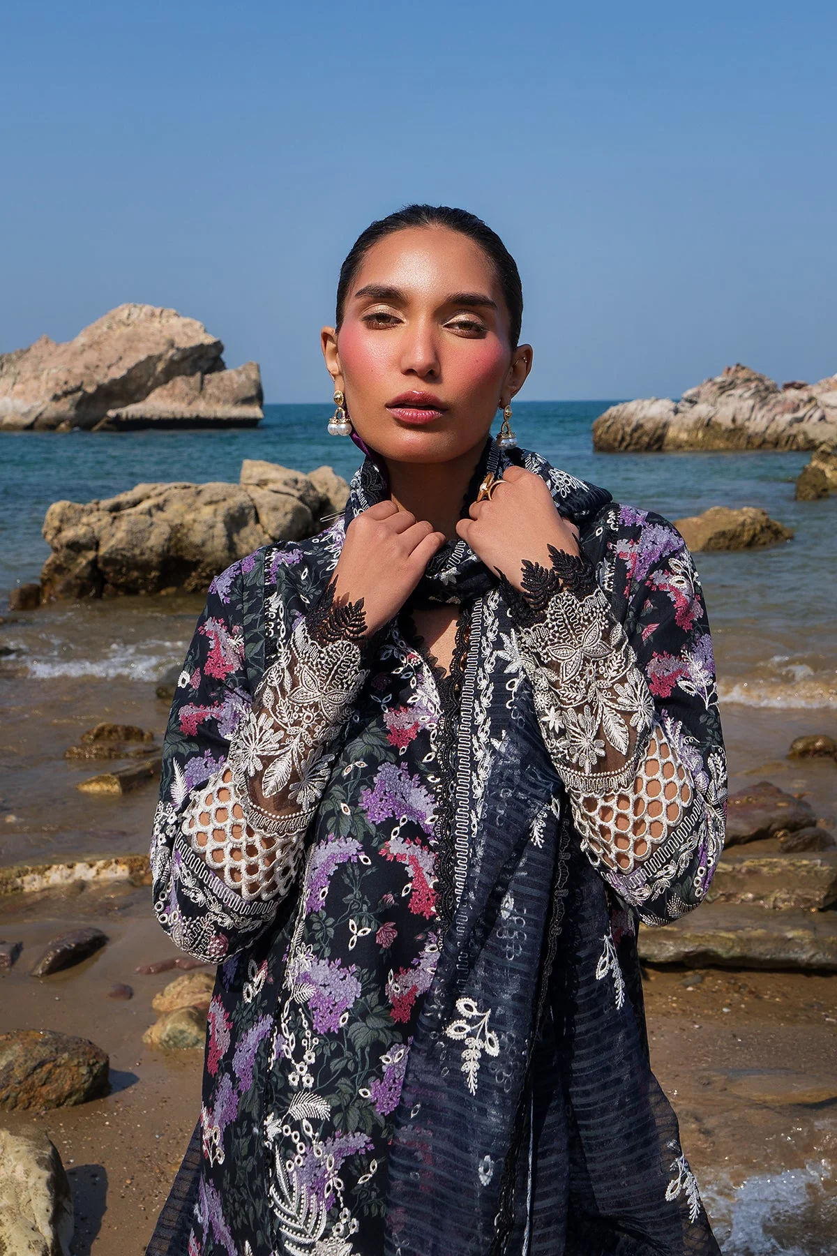 Afrozeh Endless Summer Lawn – Velour - Image 2