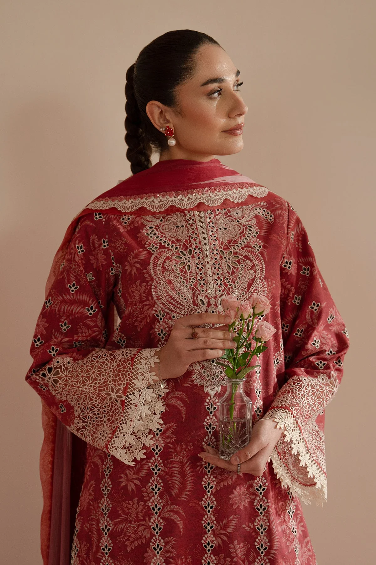 Afrozeh Floral Charm Spring/Summer Lawn – Daina - Image 4