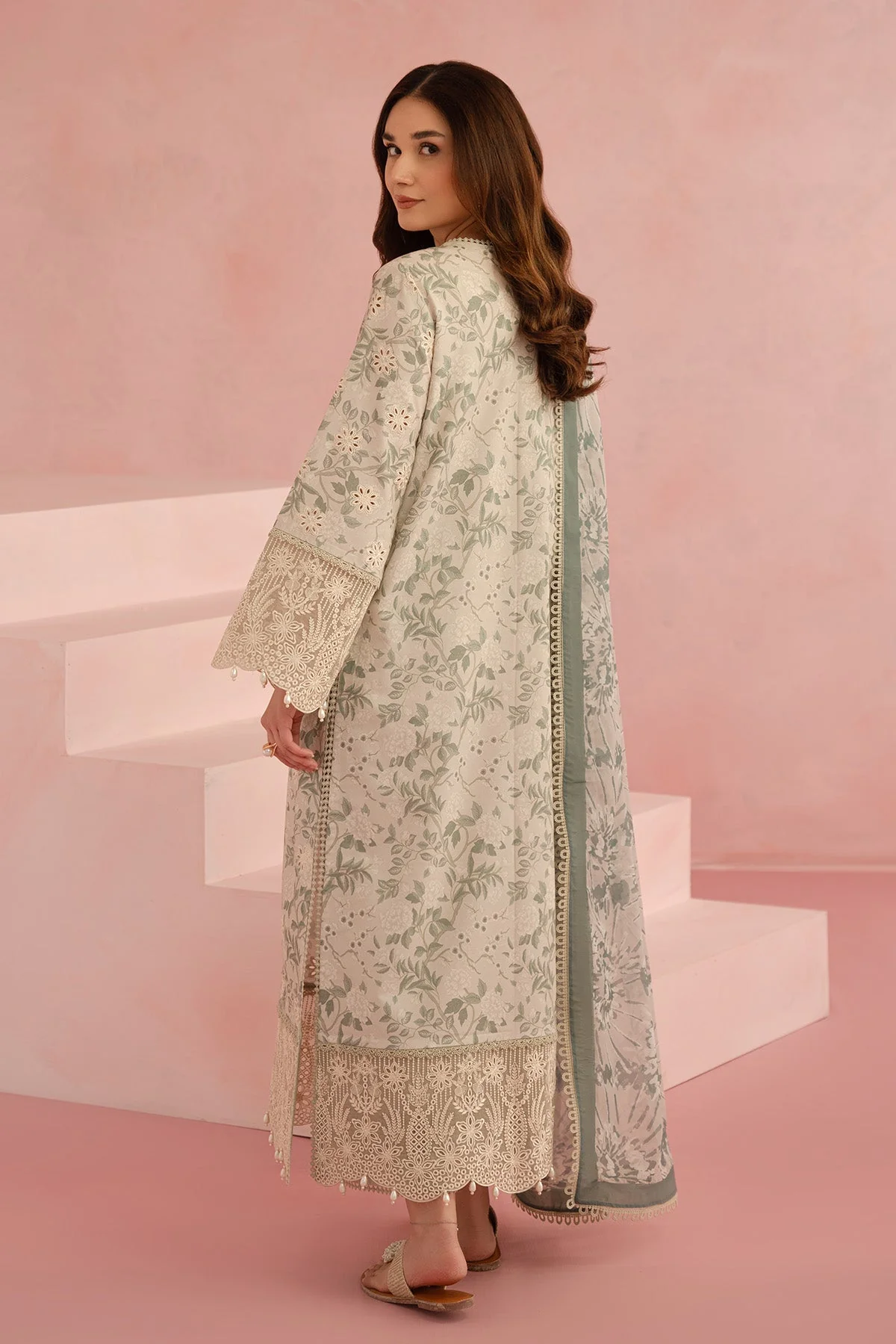 Afrozeh Floral Charm Spring/Summer Lawn – Kylon - Image 2