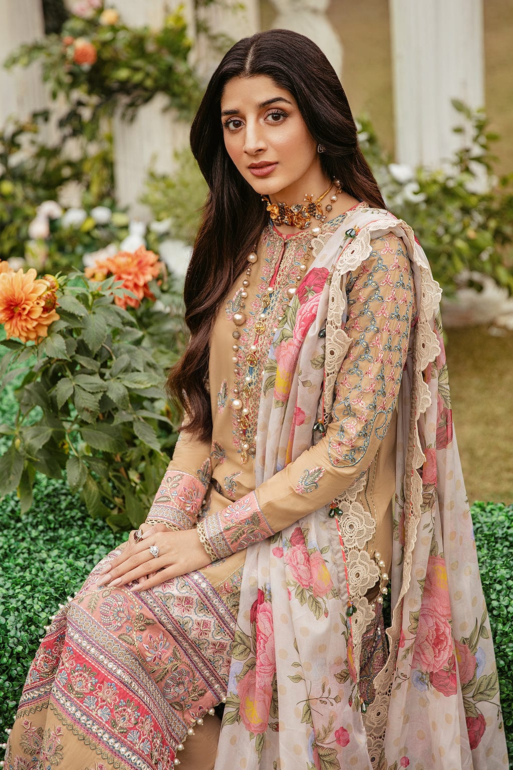 Afrozeh Garden of Eve Lawn Collection 2022 – Gaia - Image 4