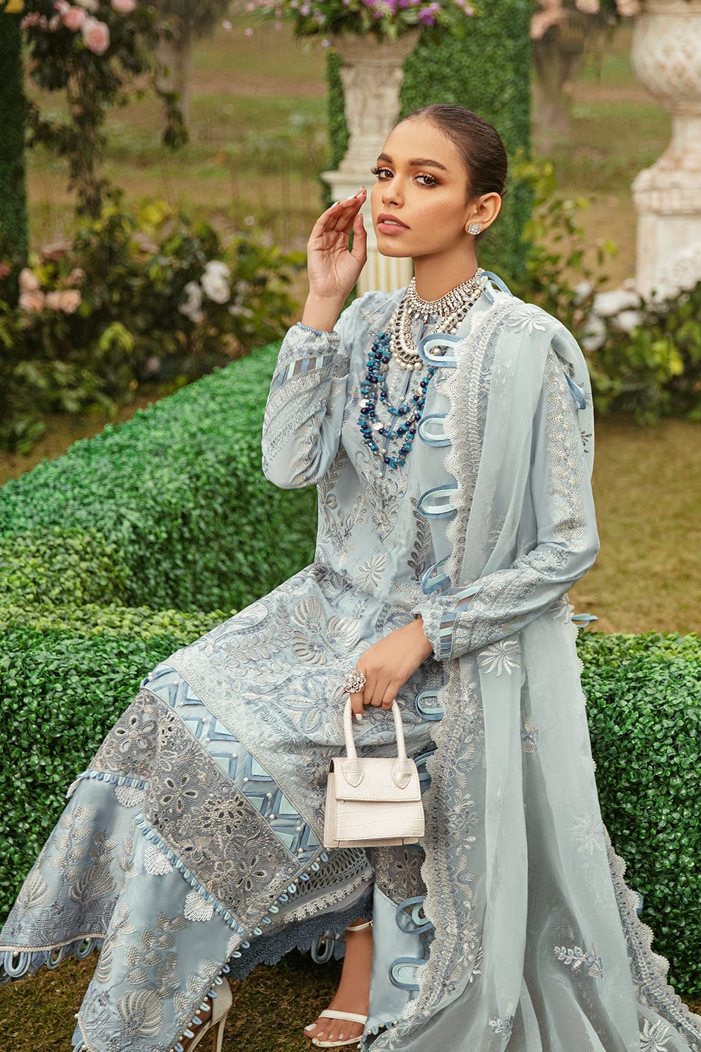 Afrozeh Garden of Eve Lawn Collection 2022 – Naiad - Image 2