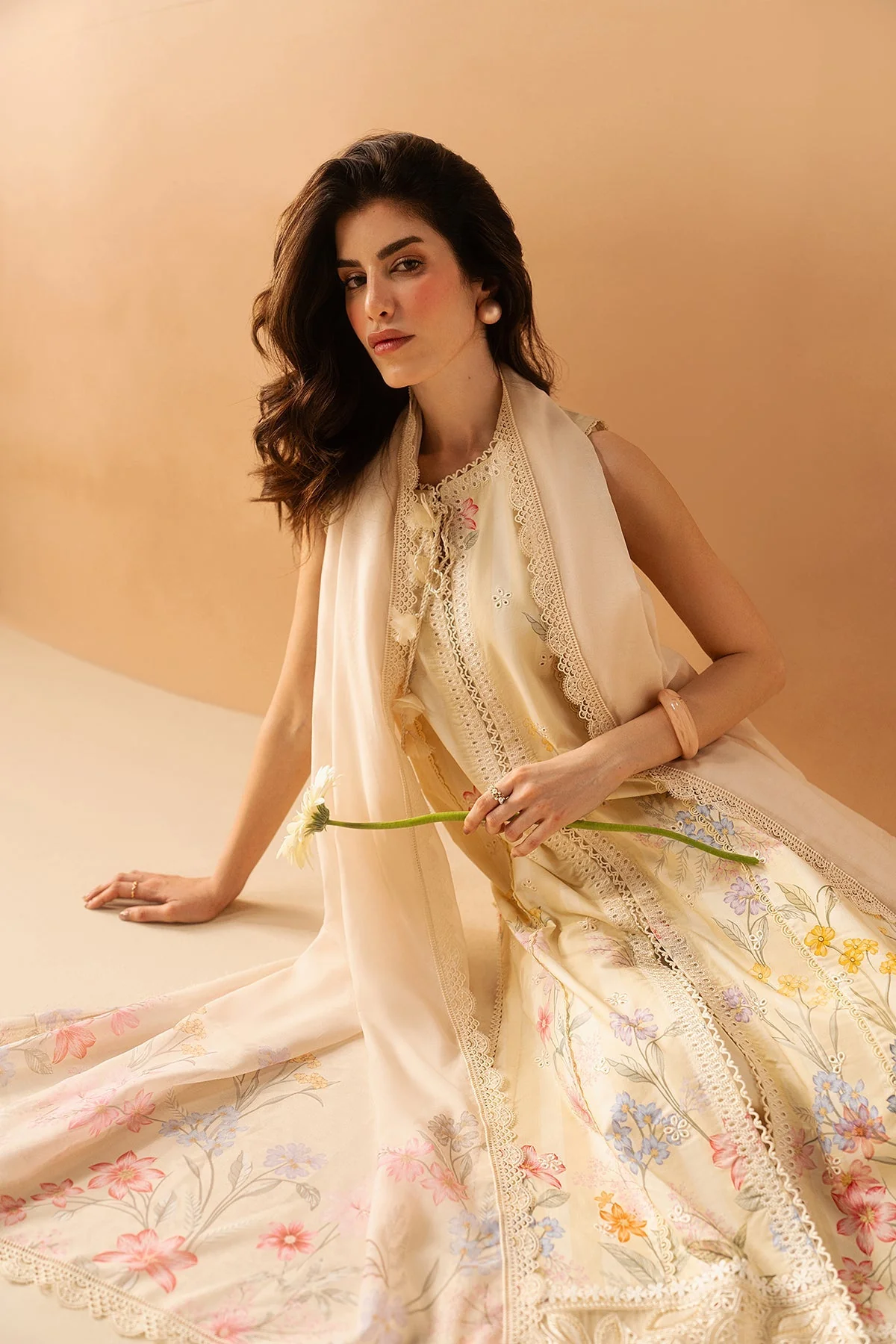 Afrozeh Haze Summer Lawn Edit – Hazelen Yellow - Image 4