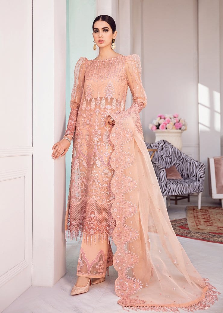 Afrozeh La Fuchsia Luxury Chiffon Collection ‘21 – Viva Glam - Image 3