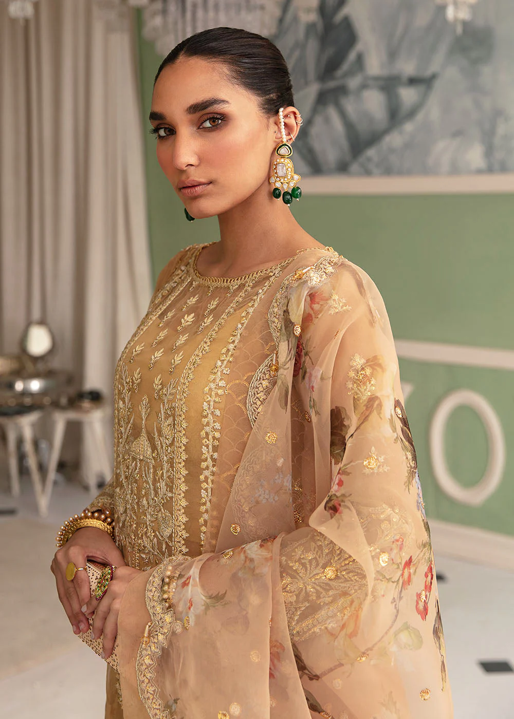 Afrozeh La Fuchsia Luxury Formal Collection – Delaine - Image 3
