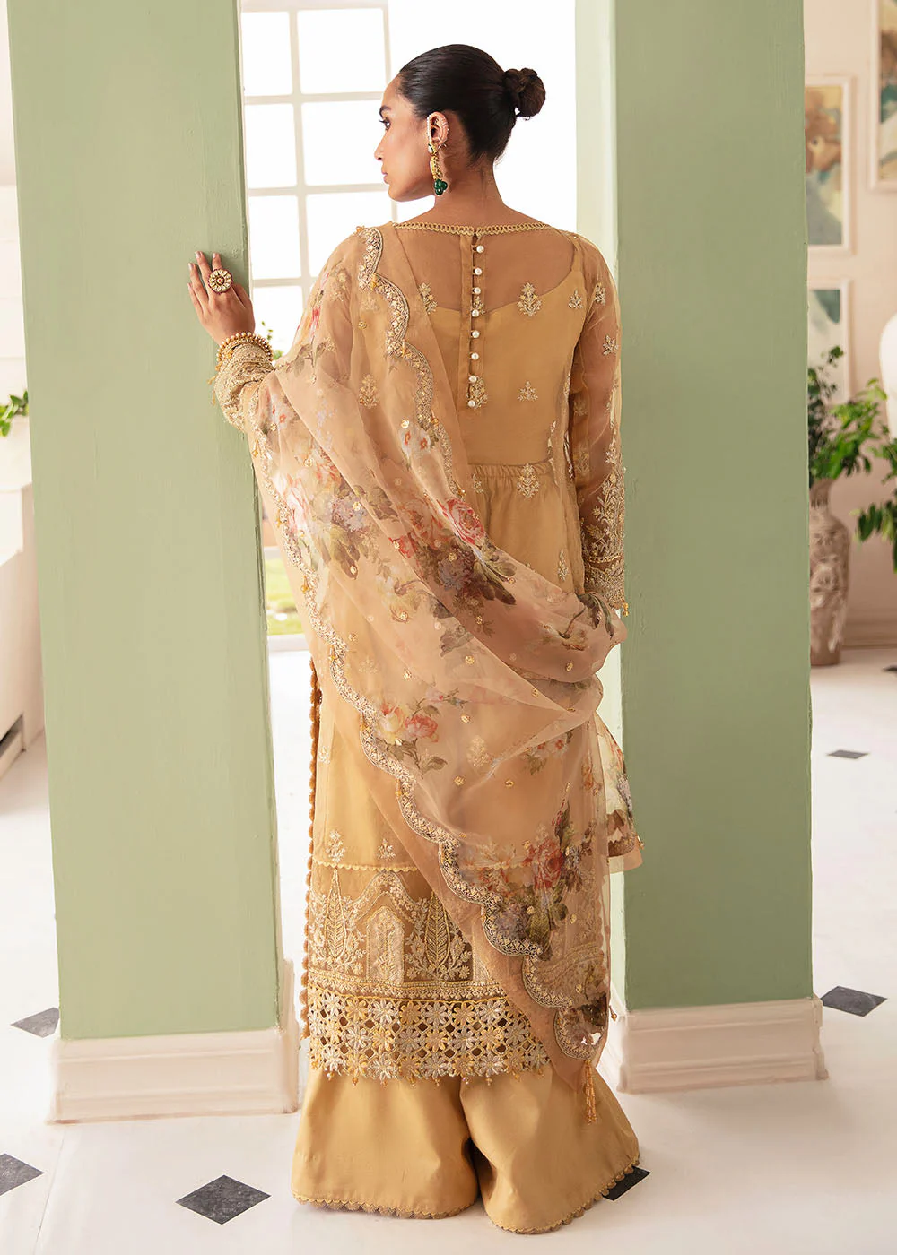Afrozeh La Fuchsia Luxury Formal Collection – Delaine - Image 4