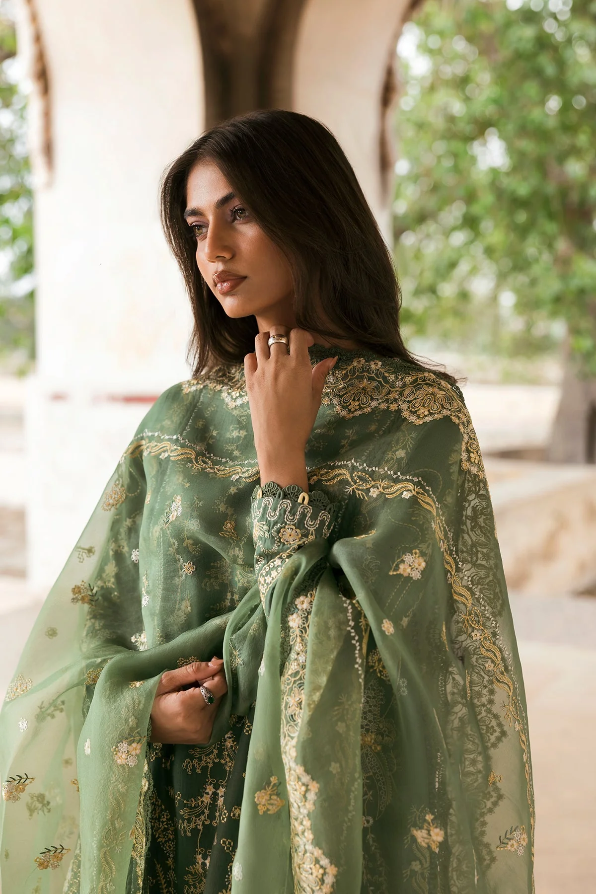 Afrozeh Mulaqaat Luxury Lawn – Waadha - Image 2