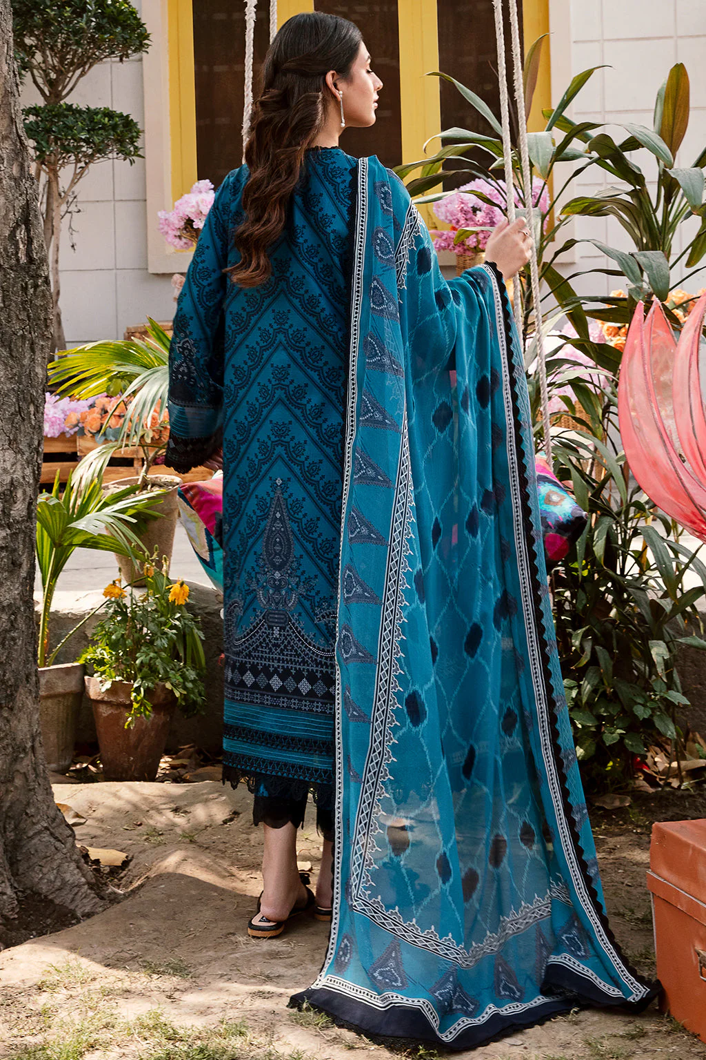 Afrozeh Rangreza Summer Edit Lawn Collection – Elysian - Image 2