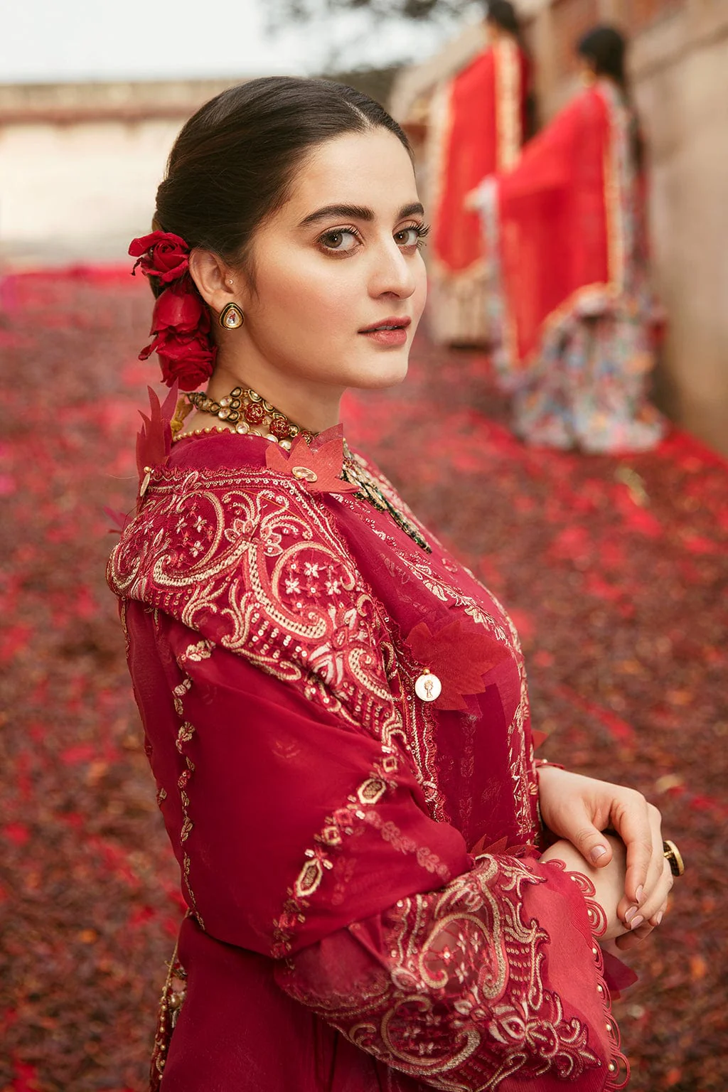 Afrozeh Shabnami Festive Lawn Collection 2022 – Arezou - Image 4