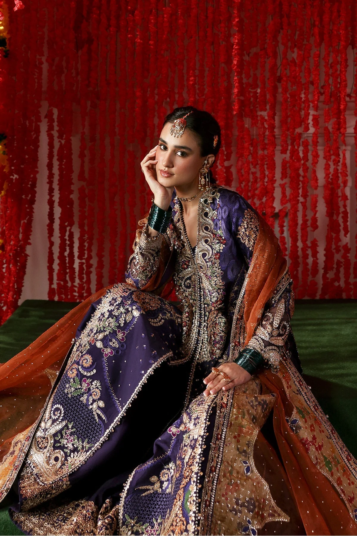 Afrozeh Shehnai Luxury Wedding Formals – Gulnaar - Image 2