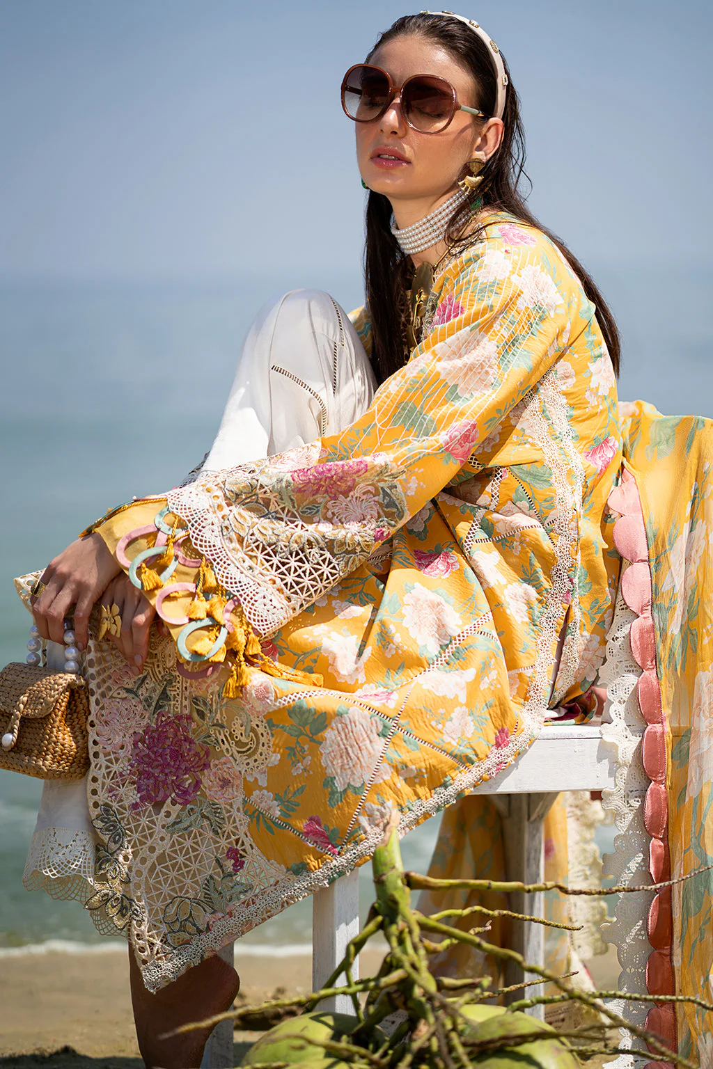 AJR Alif Signature Luxury Lawn by Abbas Jamil Rajpoot – Sunlit - Image 4