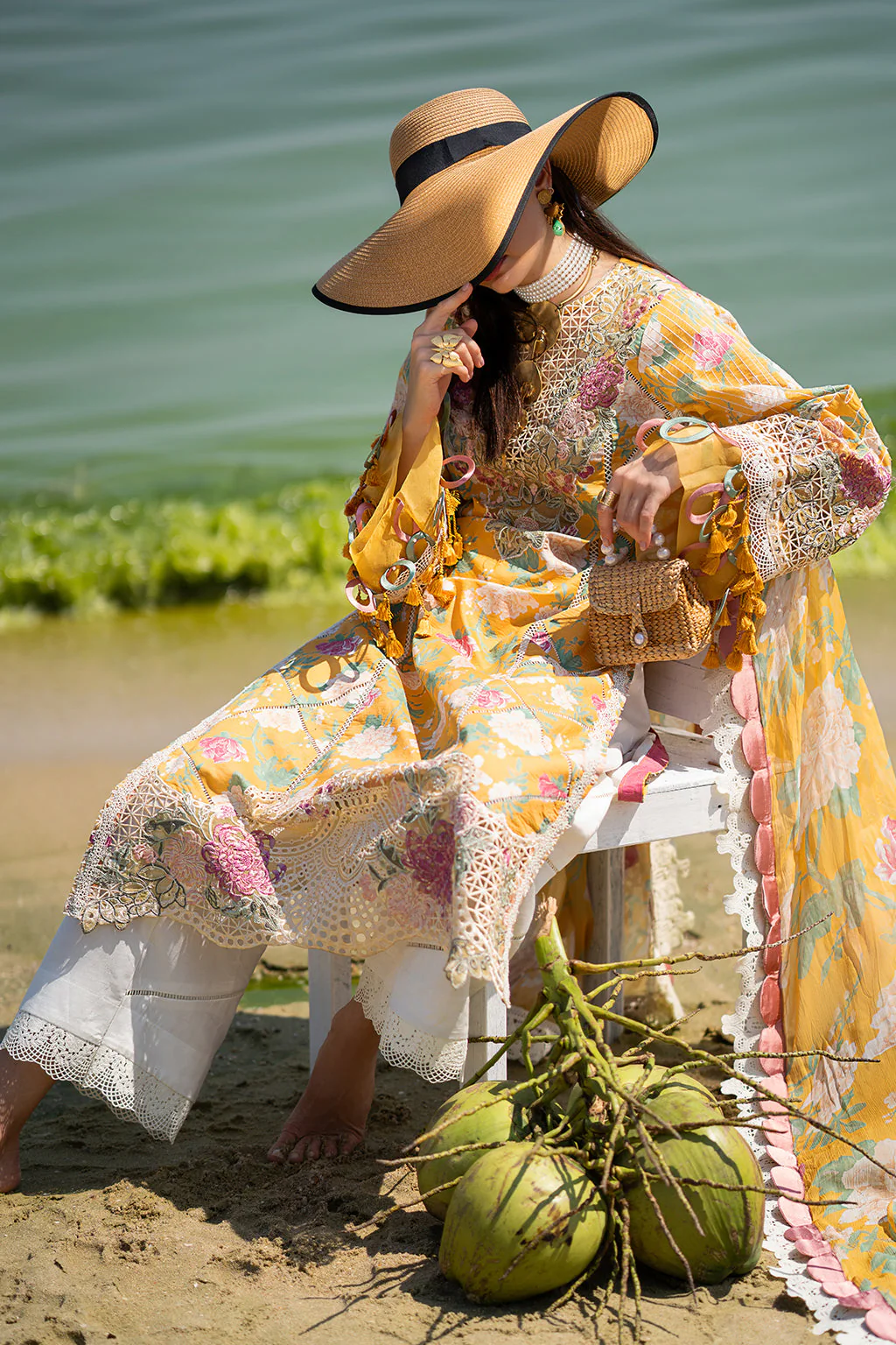 AJR Alif Signature Luxury Lawn by Abbas Jamil Rajpoot – Sunlit - Image 5