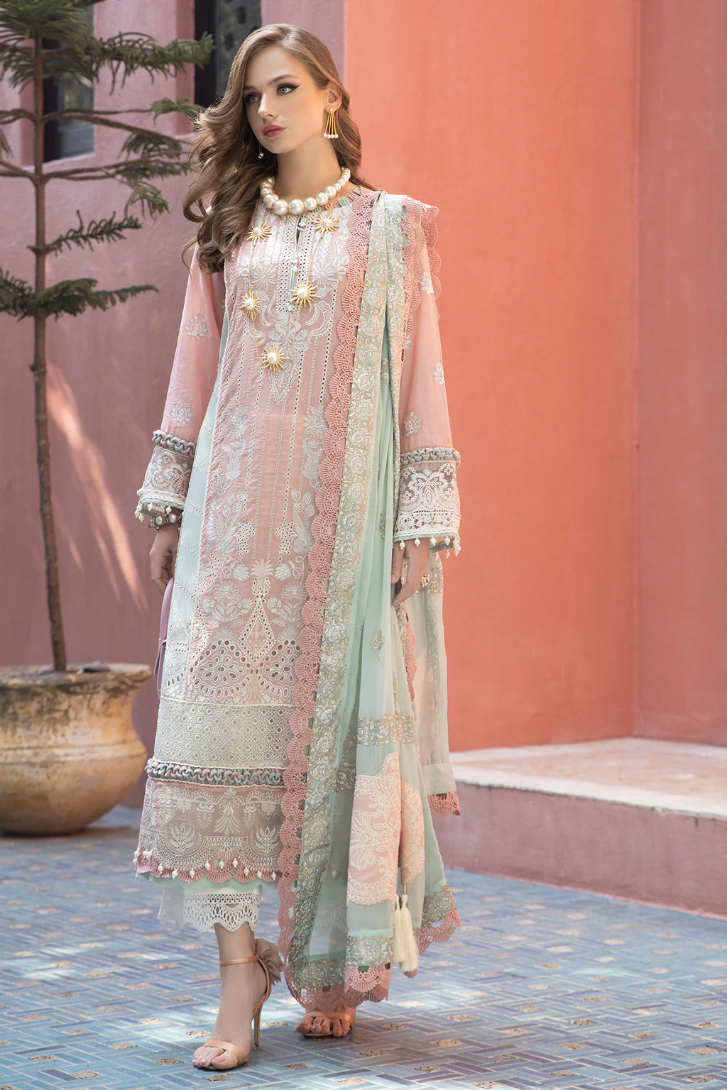 AJR Moksha Alif Luxury Lawn Collection – Ruhay - Image 3