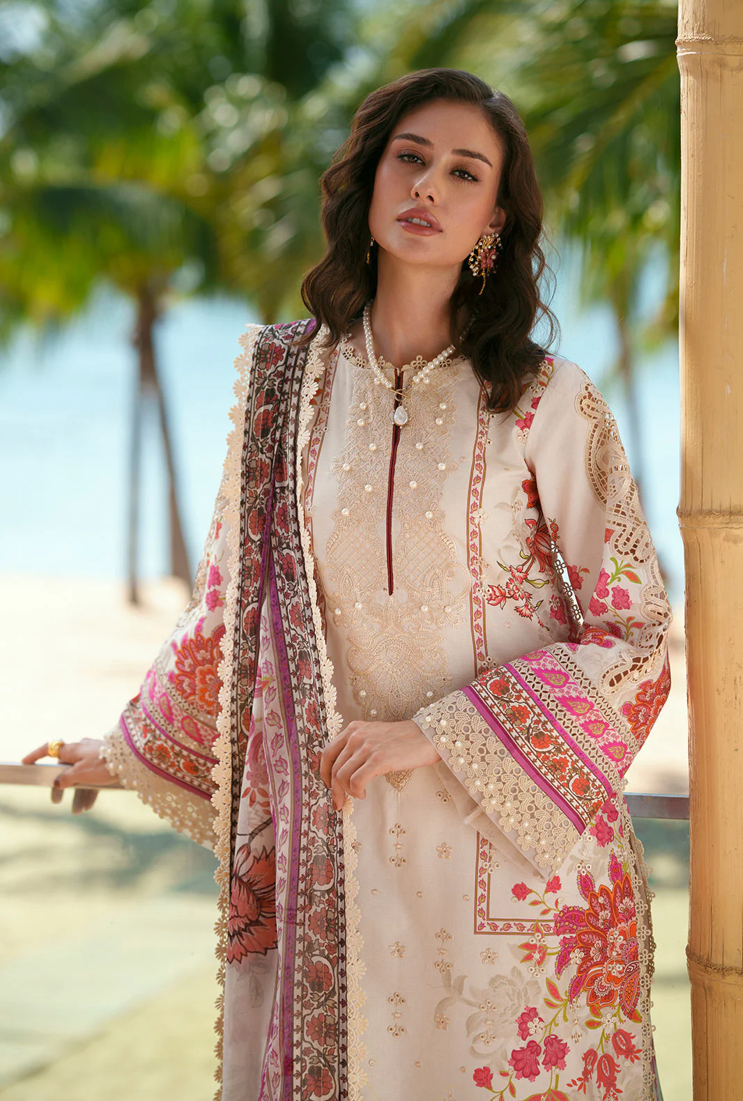 AJR Printed Chikankari Lawn – Aira - Image 2