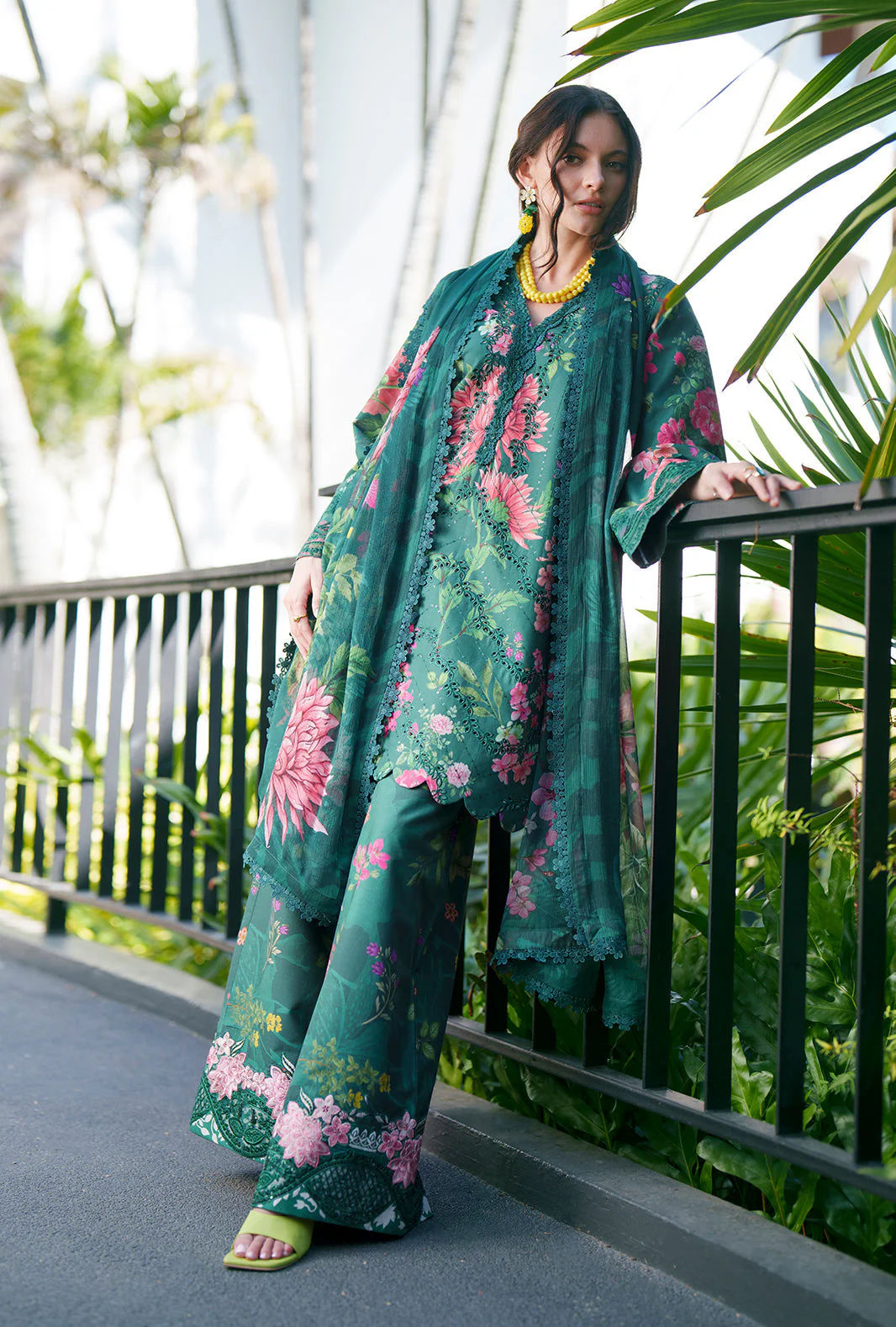 AJR Printed Chikankari Lawn – Tali - Image 5