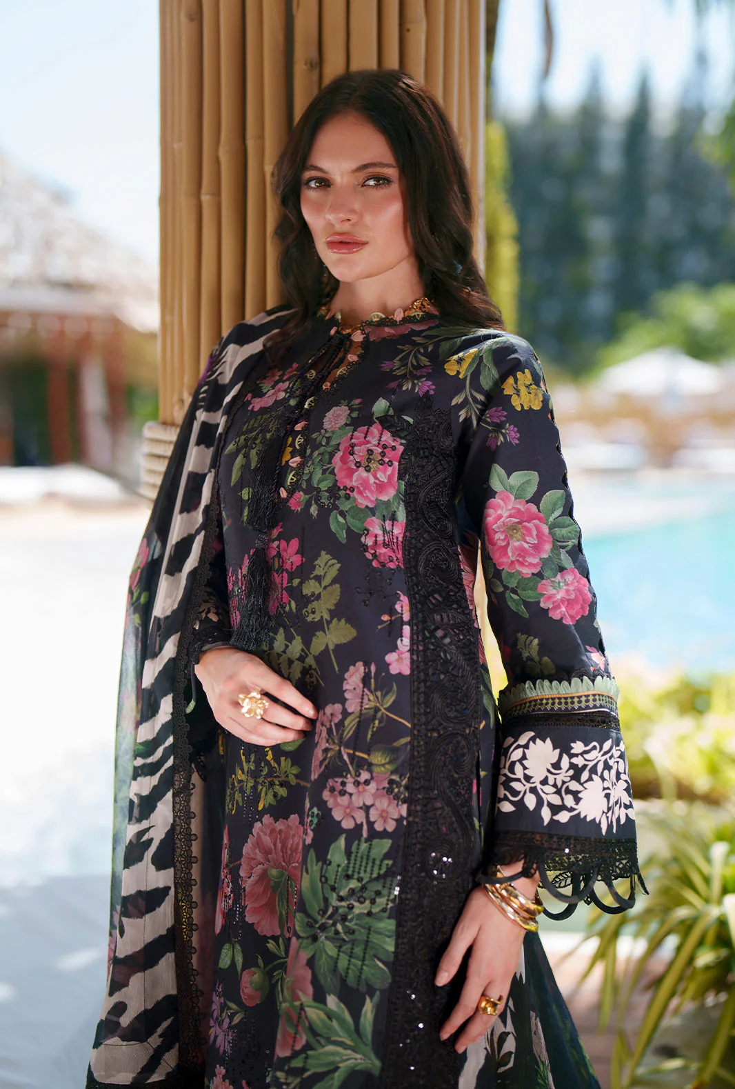 AJR Printed Chikankari Lawn – Vera - Image 4