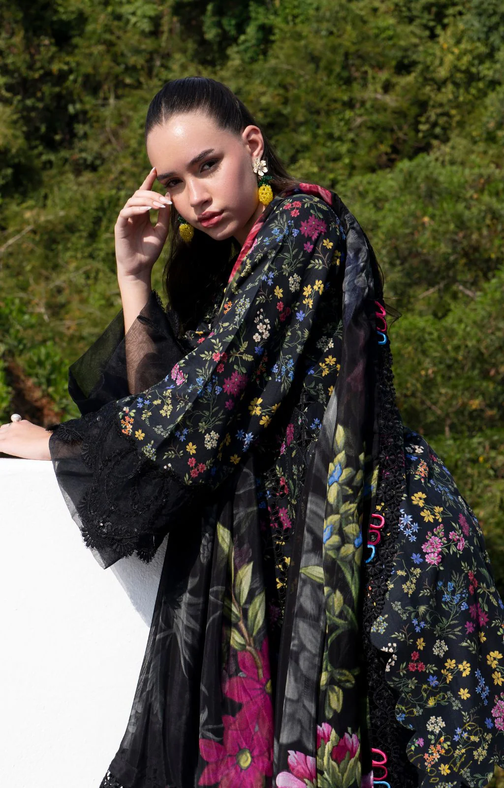 AJR Printkari Lawn โ Midnight Flora - Image 4