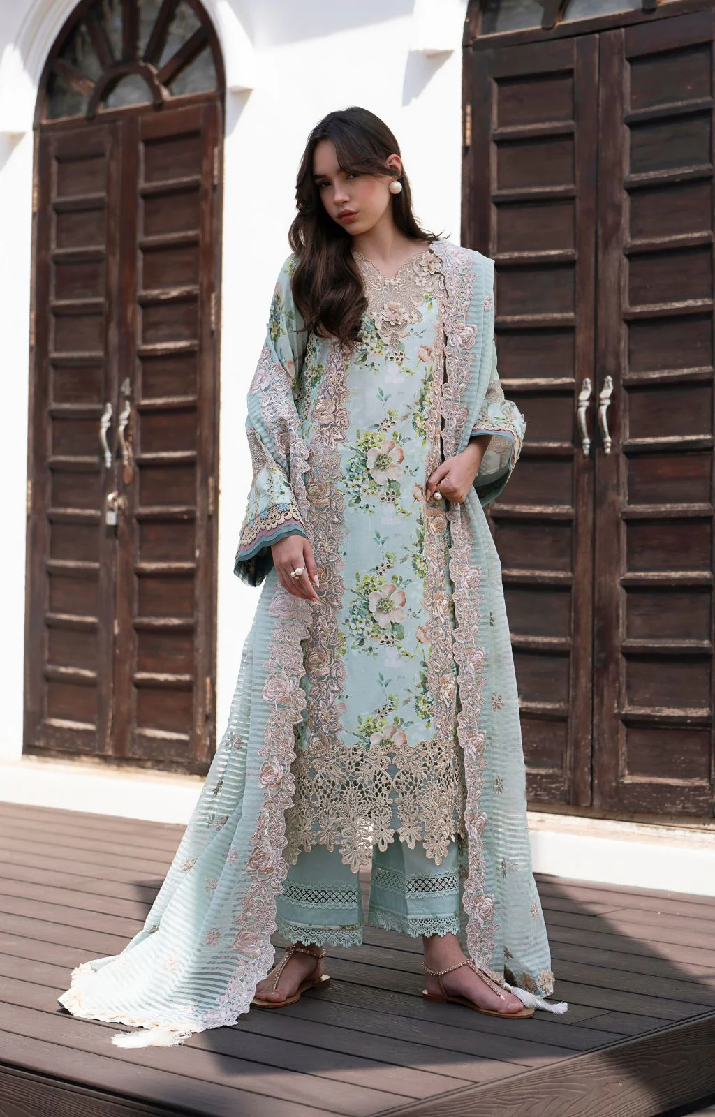 AJR Printkari Lawn – Myrtle