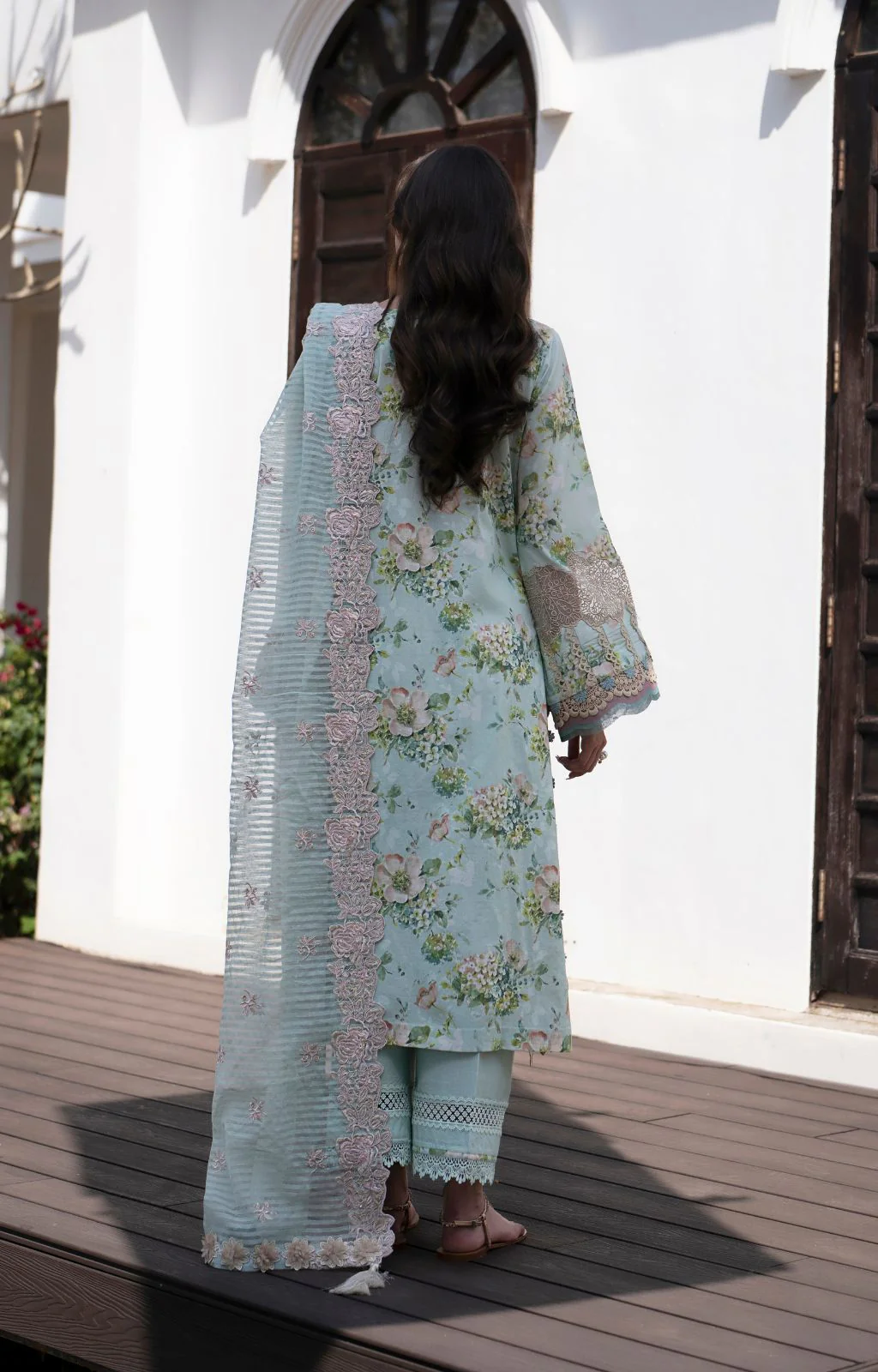 AJR Printkari Lawn – Myrtle - Image 4