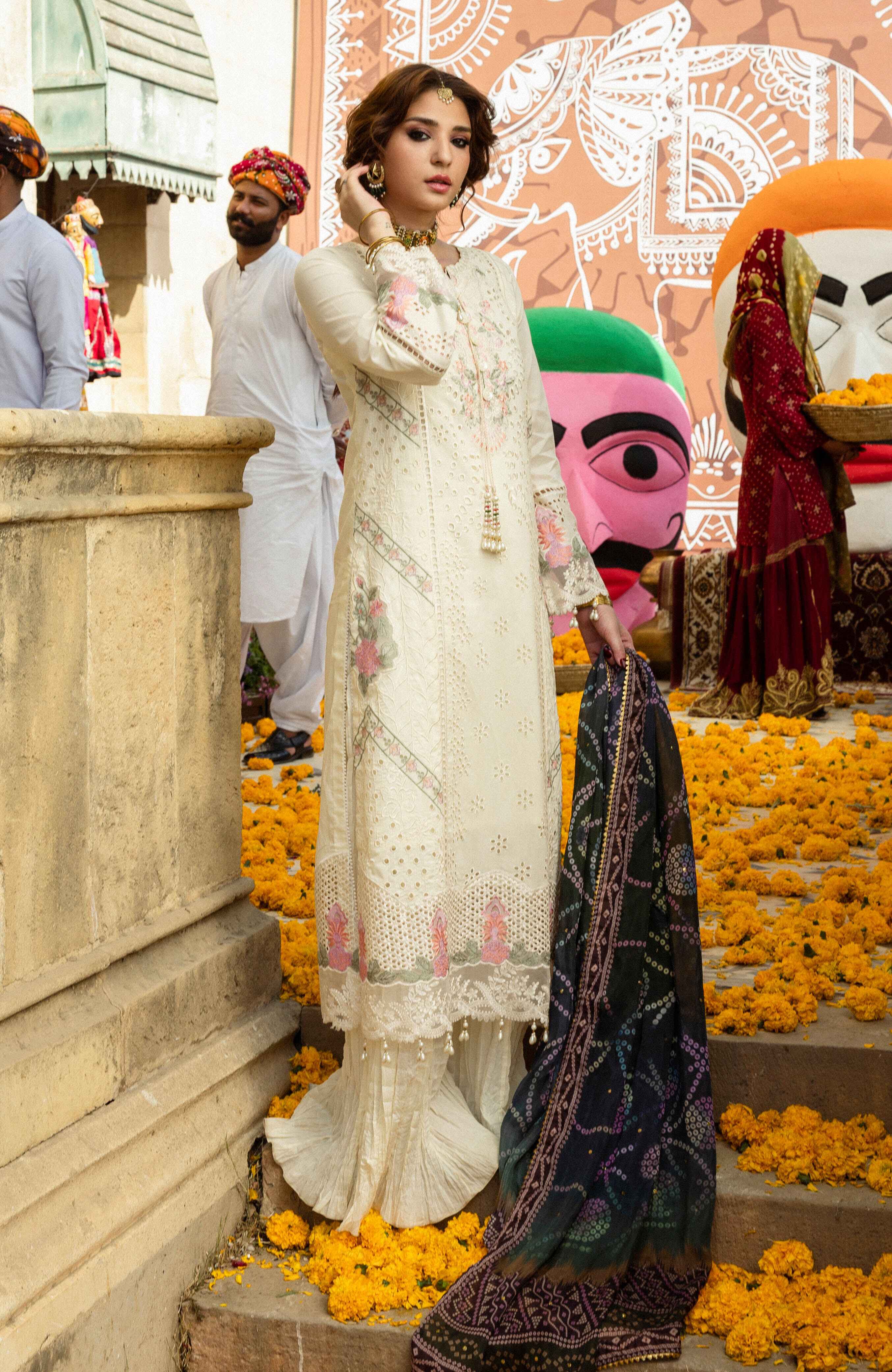 Al Zohaib Bandhani Lawn - The Tale of Jaipur – BTJ-25-02 - Image 3