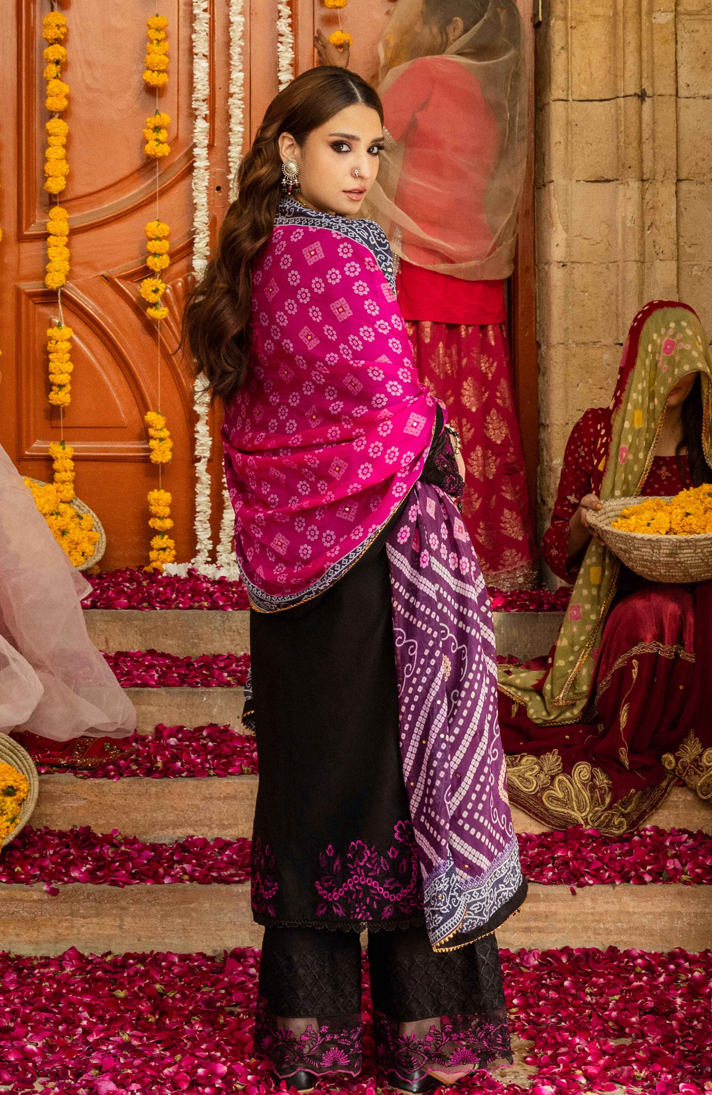 Al Zohaib Bandhani Lawn - The Tale of Jaipur – BTJ-25-06 - Image 3
