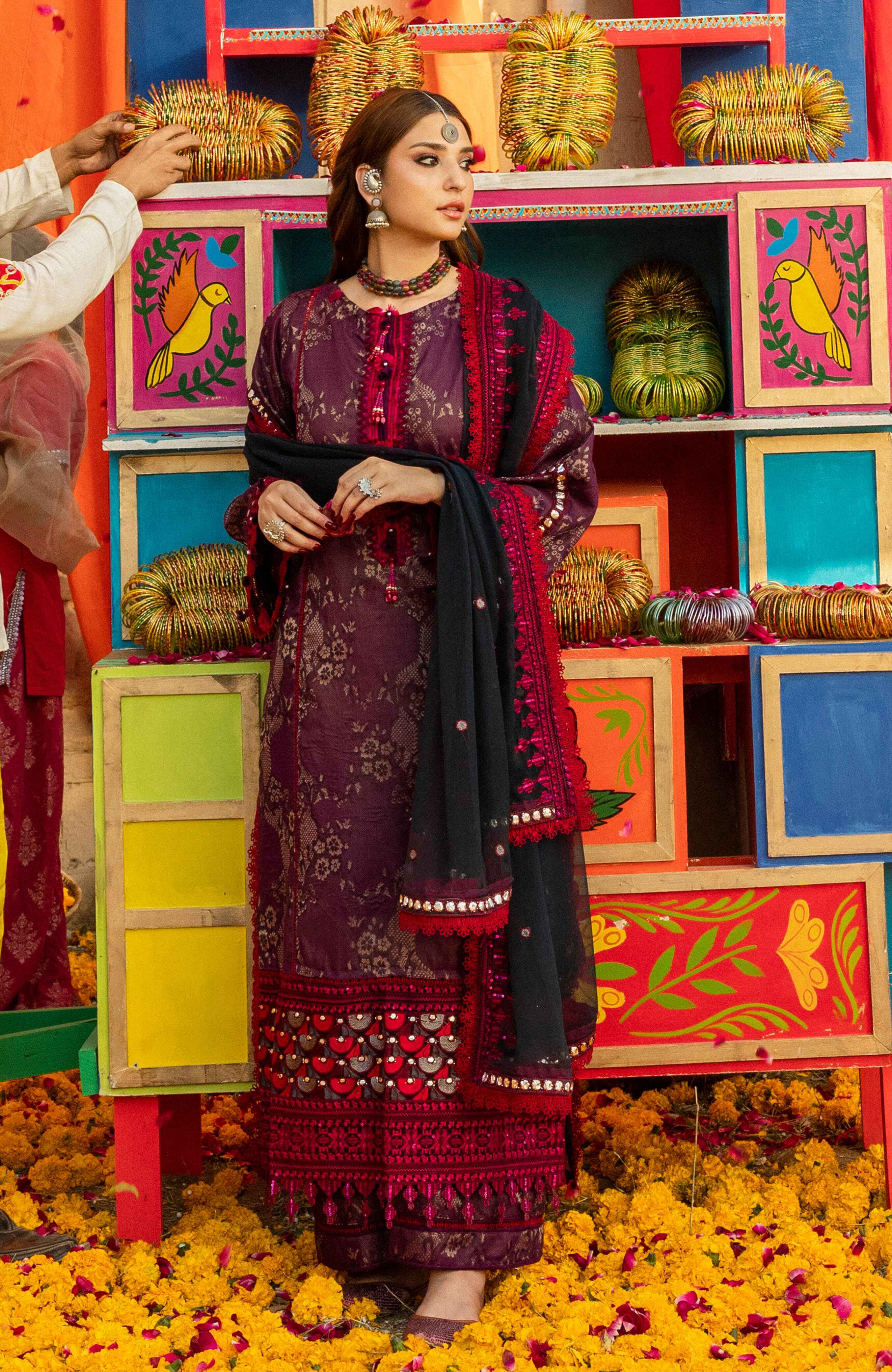 Al Zohaib Bandhani Lawn - The Tale of Jaipur – BTJ-25-07 - Image 4
