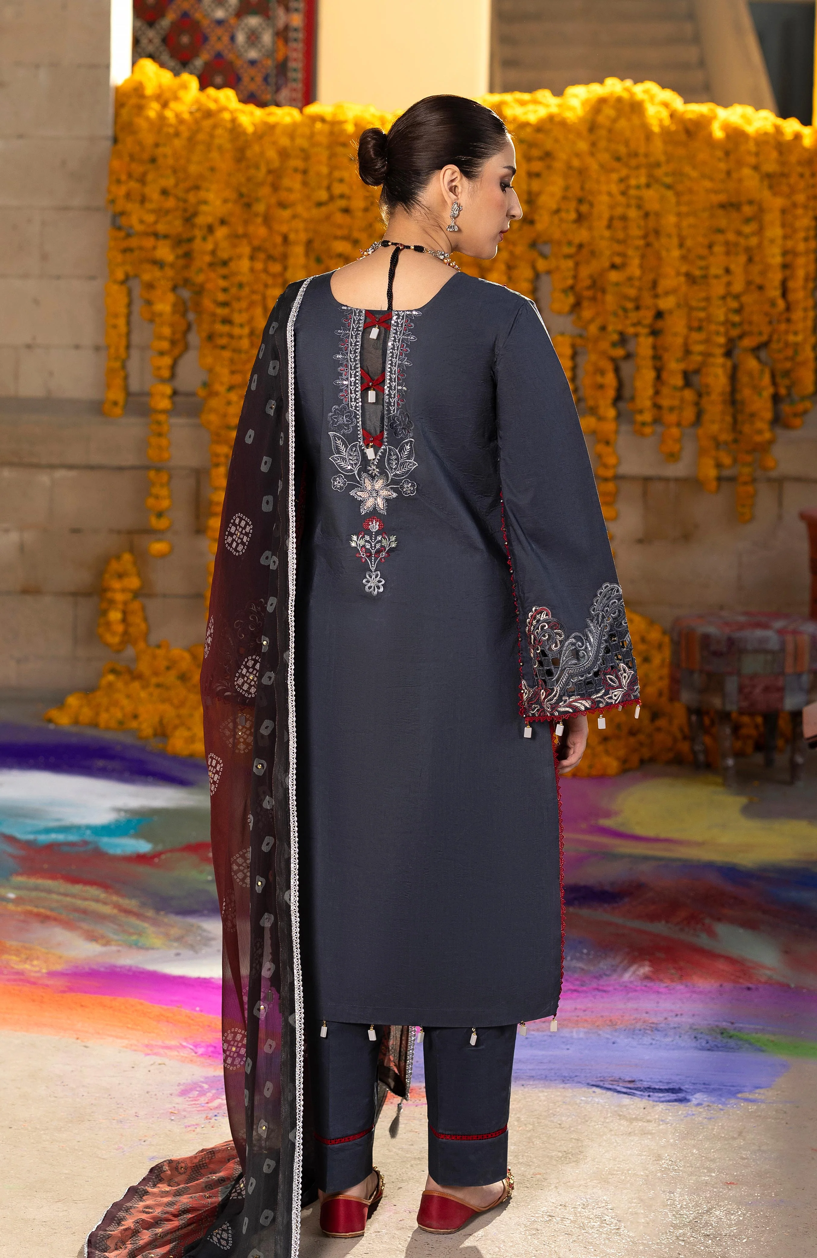 Al Zohaib Bandhani Lawn - The Tales of Jaipur – BTJ-26-10 - Image 2
