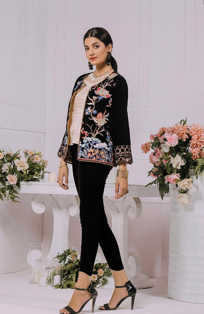 Al Zohaib Velvet Collection 2020 – AZV20-06 - Image 2