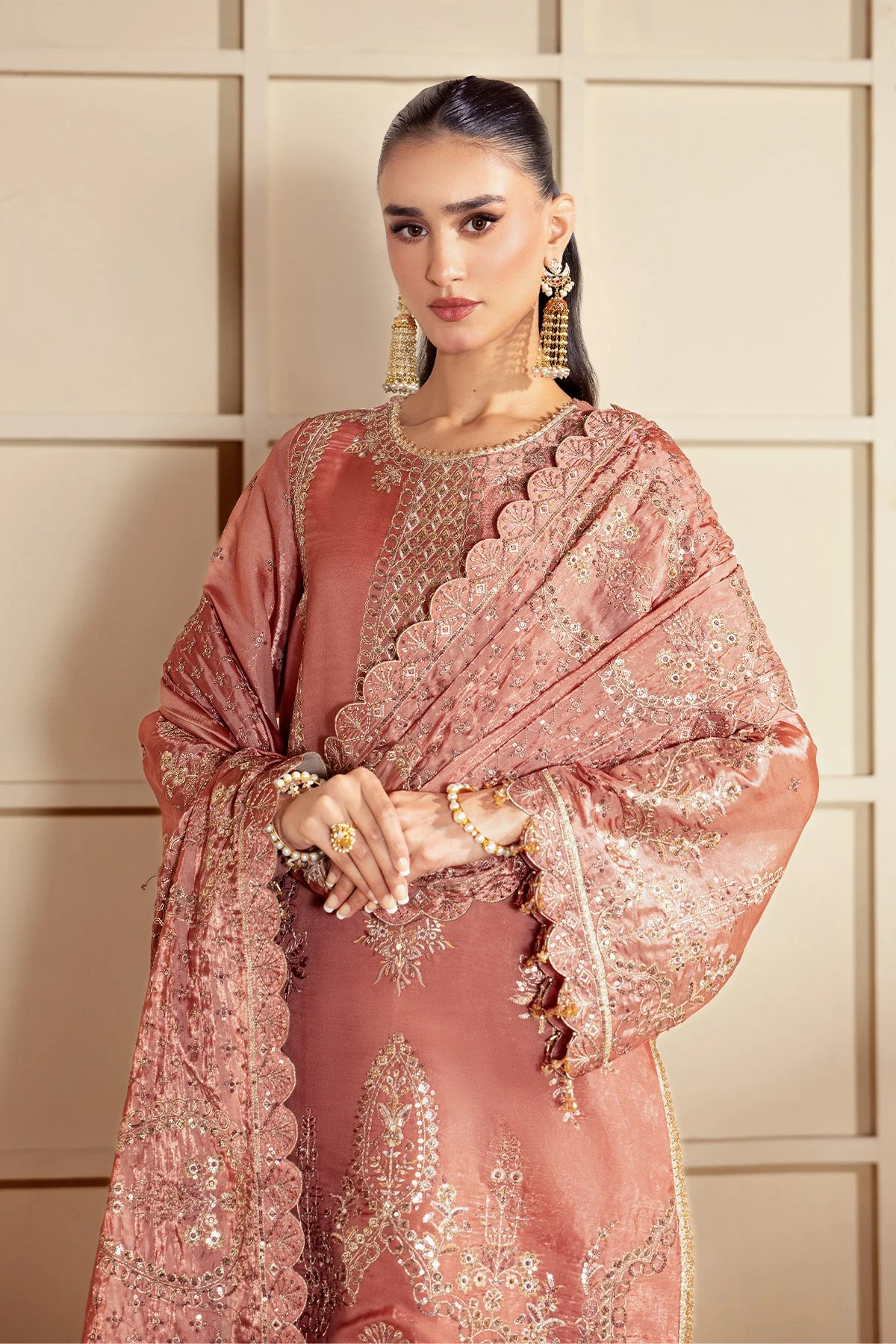 Alizeh Aaina Sheesha Silk Formals – AF-SS-2237-Naia - Image 3