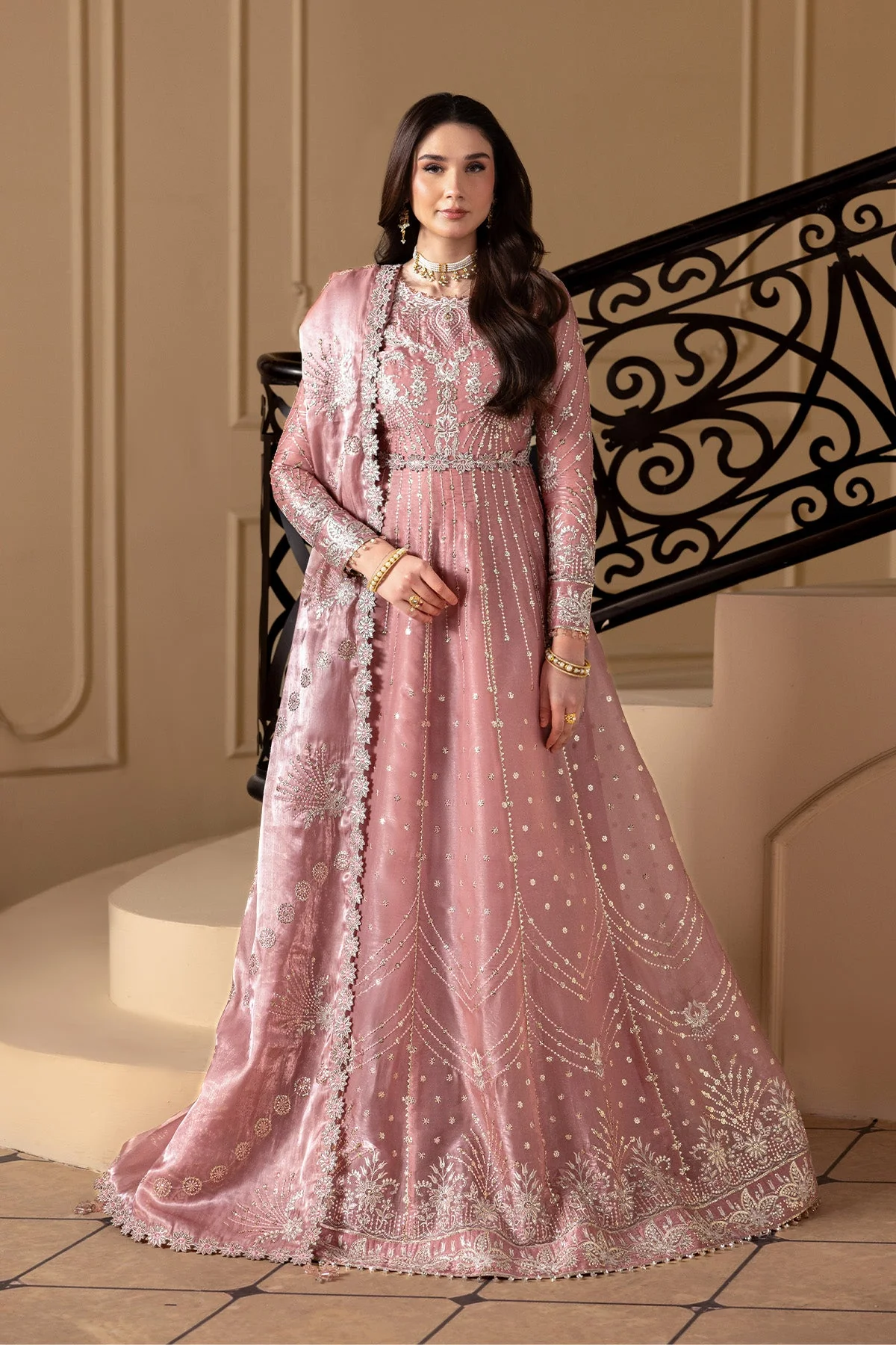 Alizeh Aaina Sheesha Silk Formals – AF-SS-2240-Ninay - Image 3