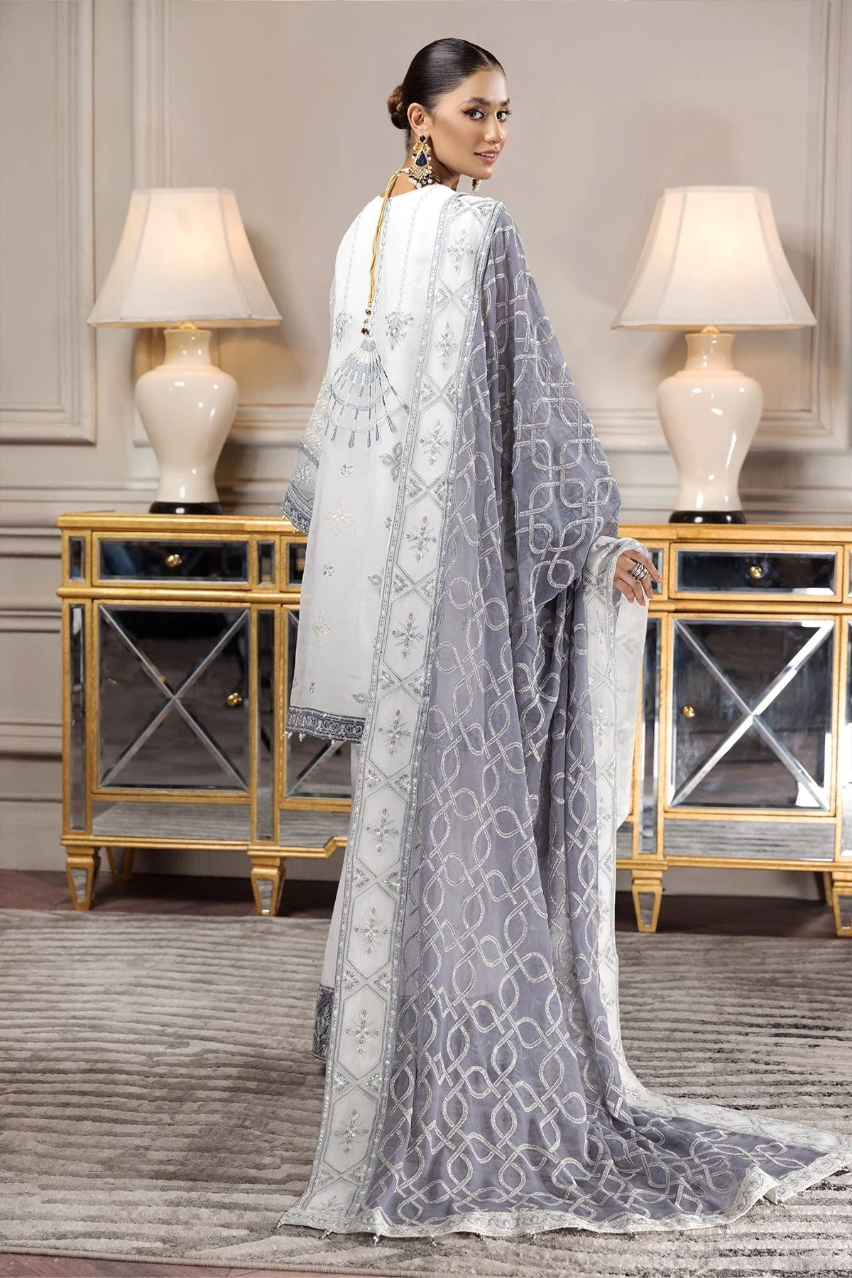 Alizeh Aqs-e-Dast Festive Chiffon Collection 2022 – Amar - Image 11