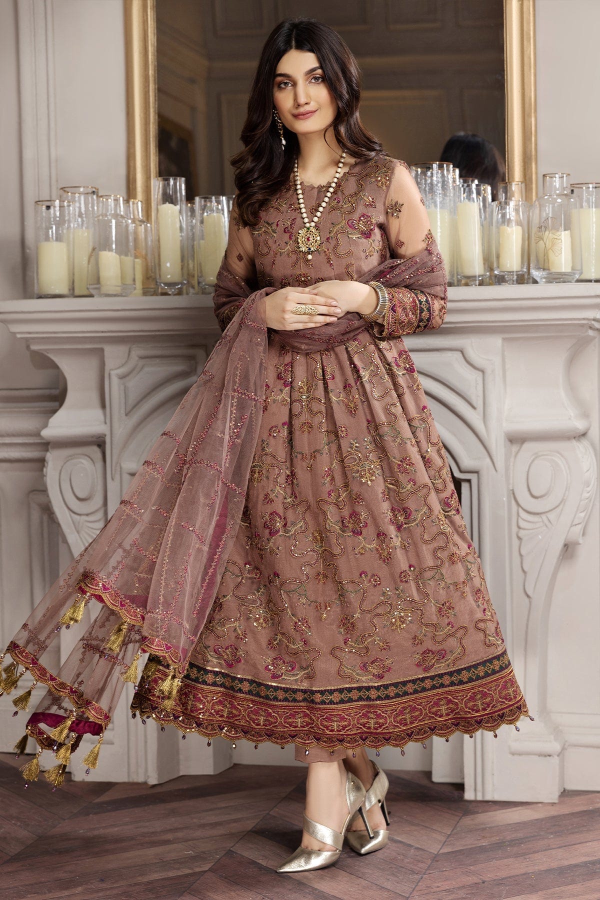 Alizeh Aqs-e-Dast Festive Chiffon Collection 2022 – Meharma - Image 10