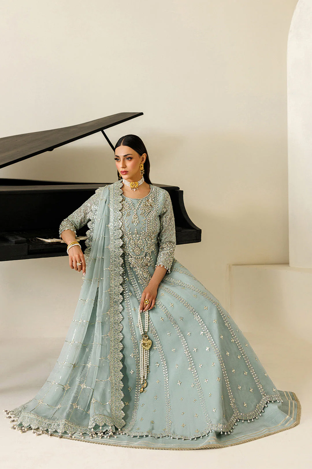 Alizeh Aymal Chiffon Formals – 4070-Sinoor - Image 8