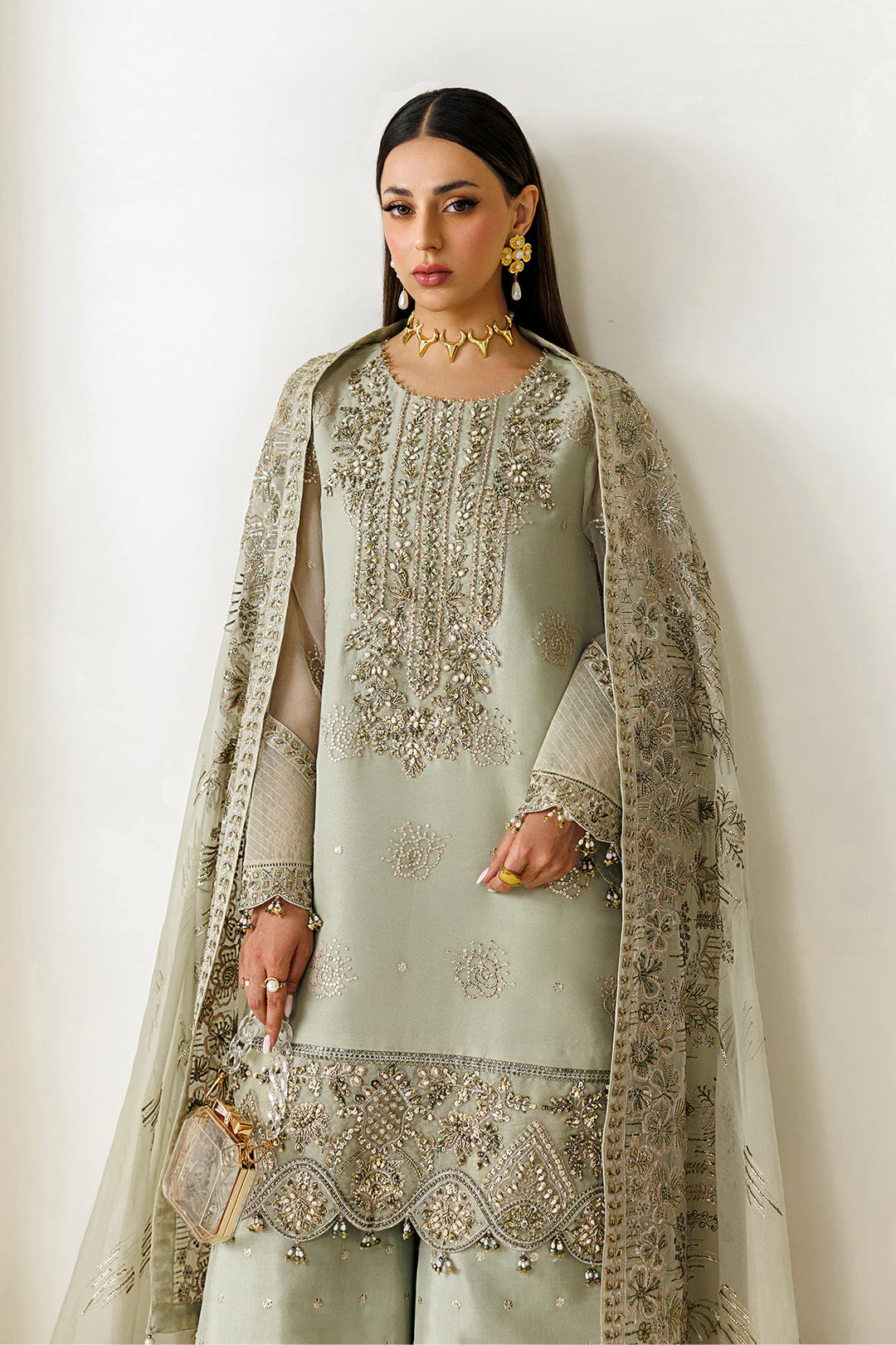 Alizeh Aymal Chiffon Formals – 4072-Javi - Image 13