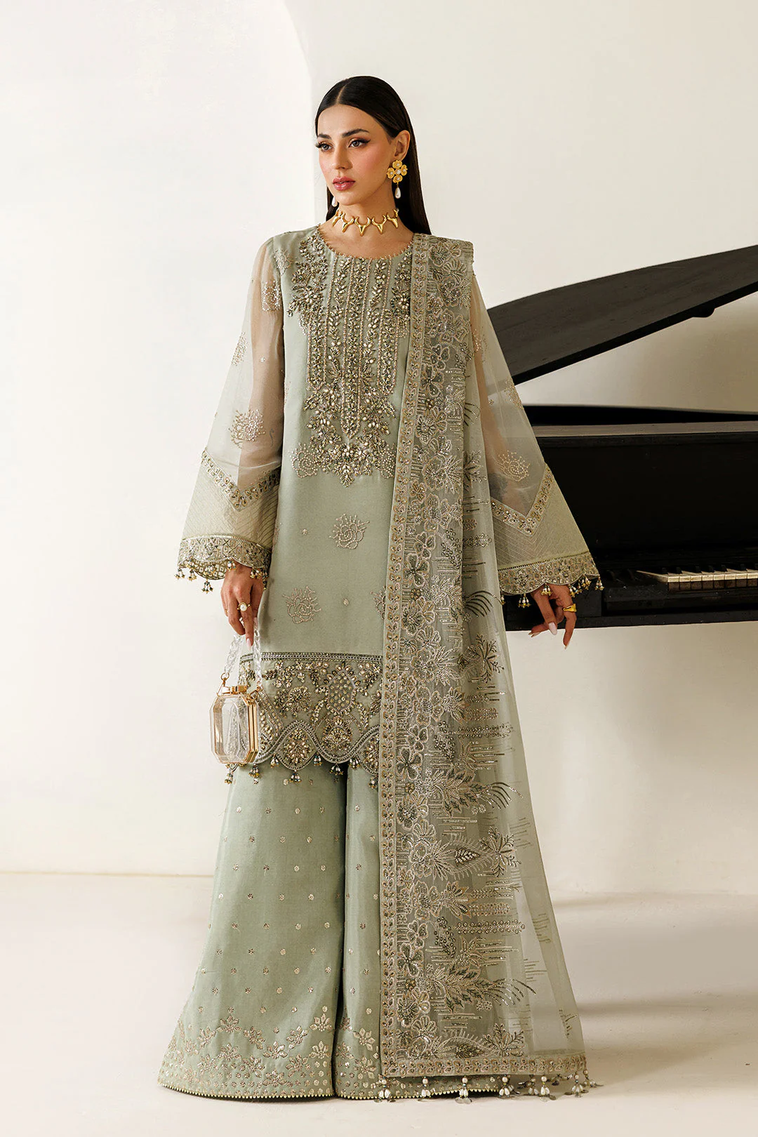 Alizeh Aymal Chiffon Formals – 4072-Javi - Image 2