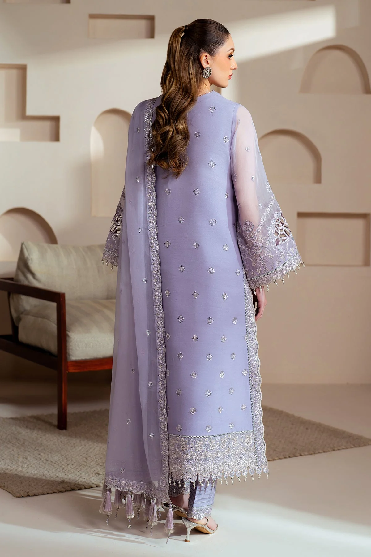 Alizeh Aymal Luxury Formals – AF-BHM-4041-Marine - Image 2