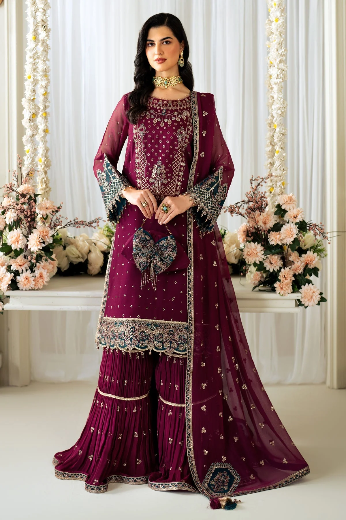 Alizeh Celine Luxury Formals – AF-PS-8001-Rosie - Image 2