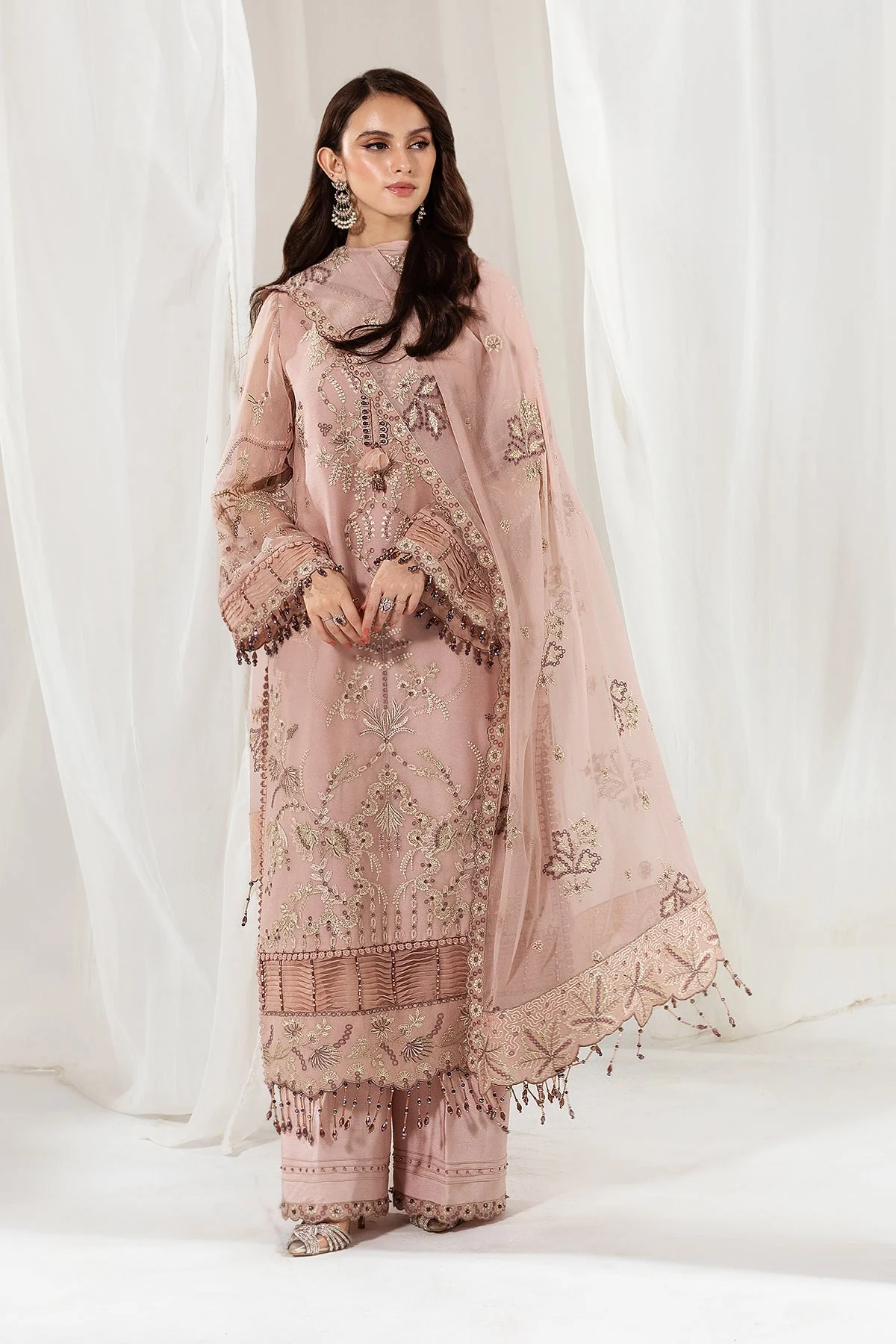 Alizeh Dhaagay Stitched/Pret Luxury Formal Wear – Akash - V03D01 - Image 12