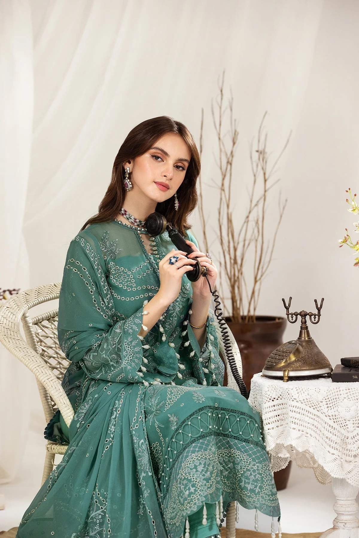 Alizeh Dhaagay Stitched/Pret Luxury Formal Wear – Meshki - V03D02 - Image 8