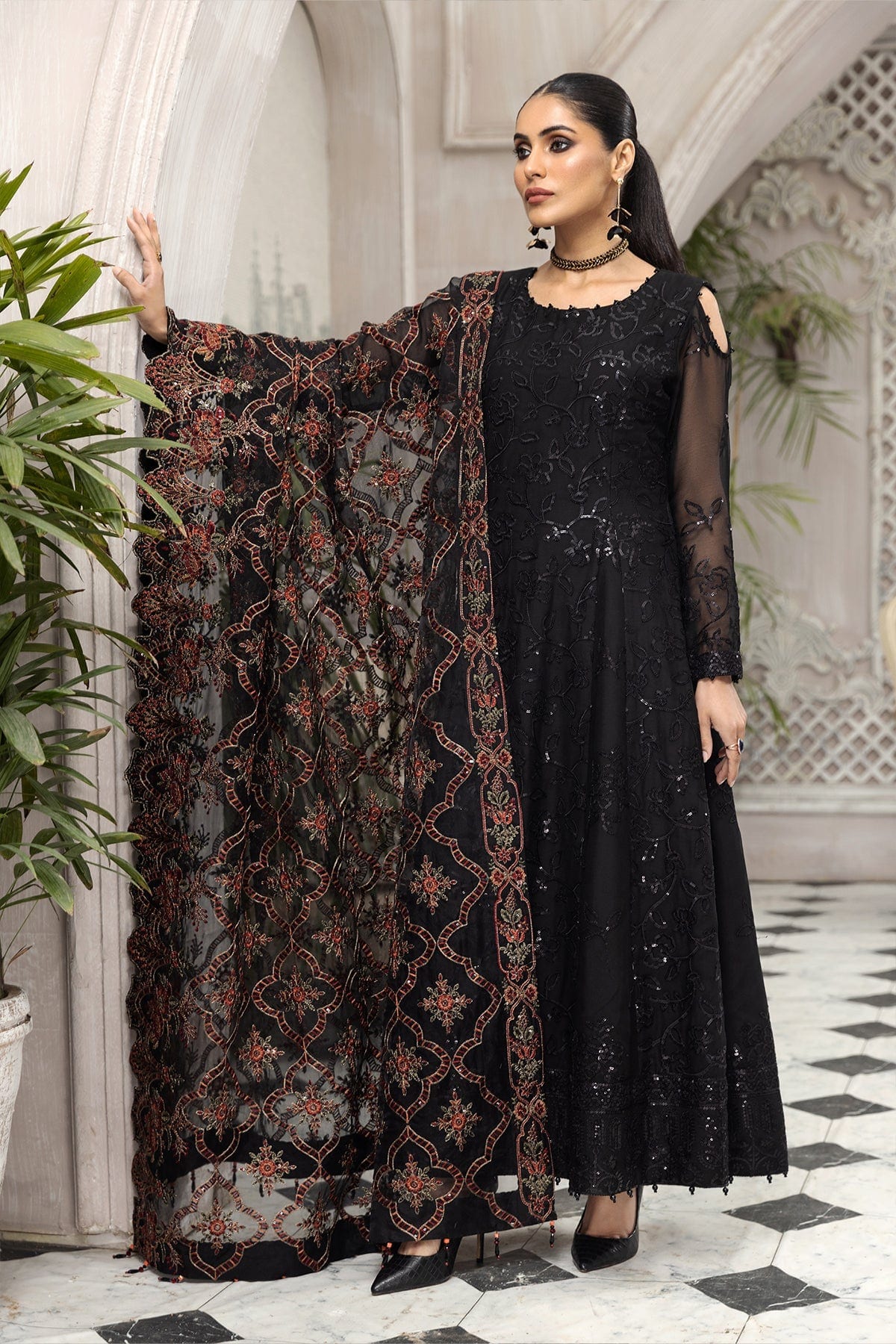 Alizeh Ik Dastaan Embroidered Chiffon Collection – Arman - Image 10