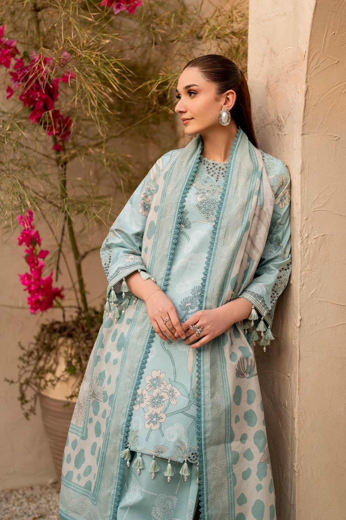 Alizeh Levana Lawn – AF-EPL-7030-Fawn - Image 5