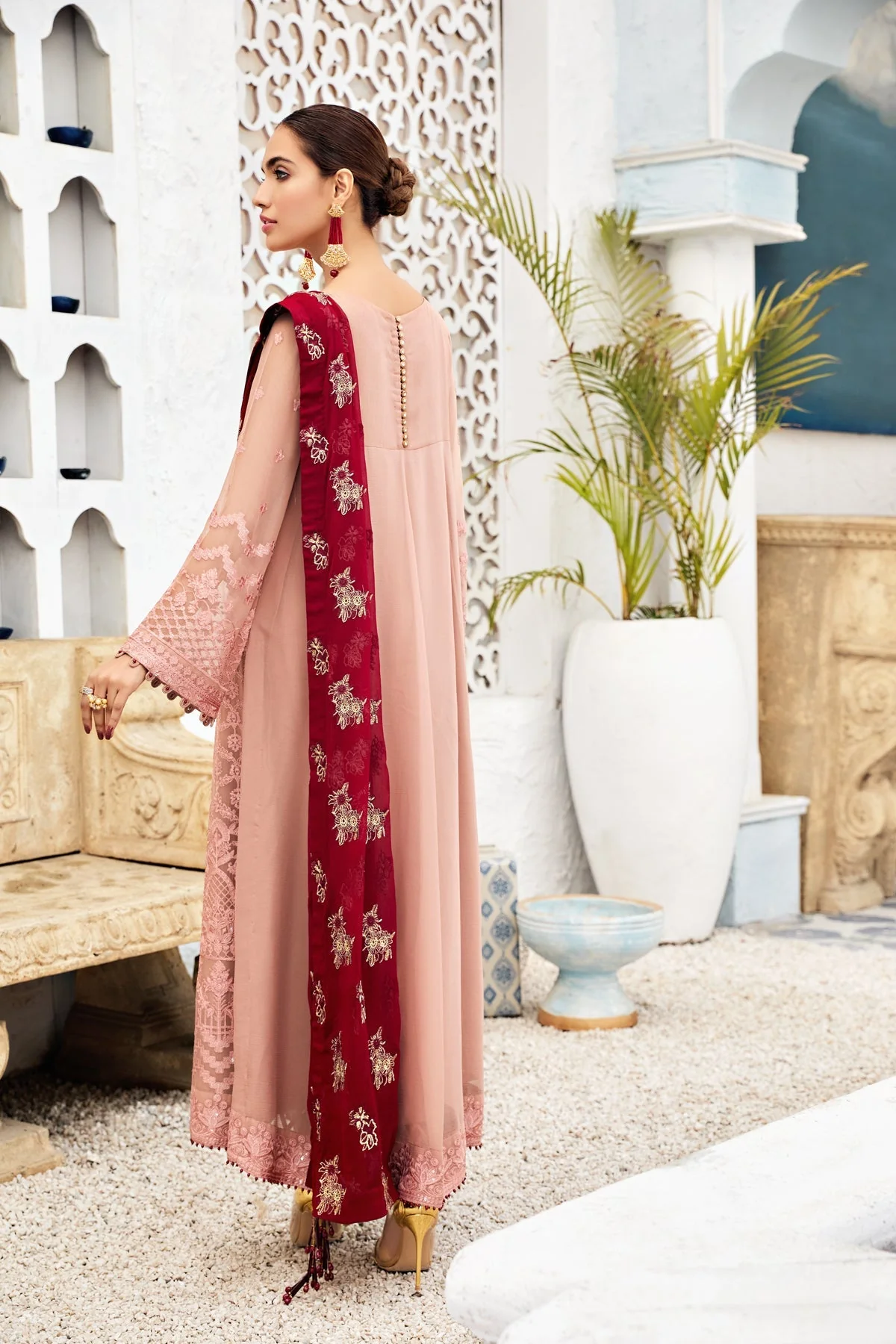 Alizeh Luxury Formal Collection – Dusty Rose - Image 5