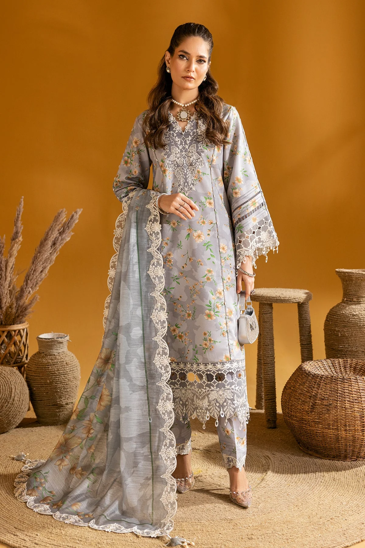 Alizeh Maahi Embroidered Print Lawn Collection – Lina