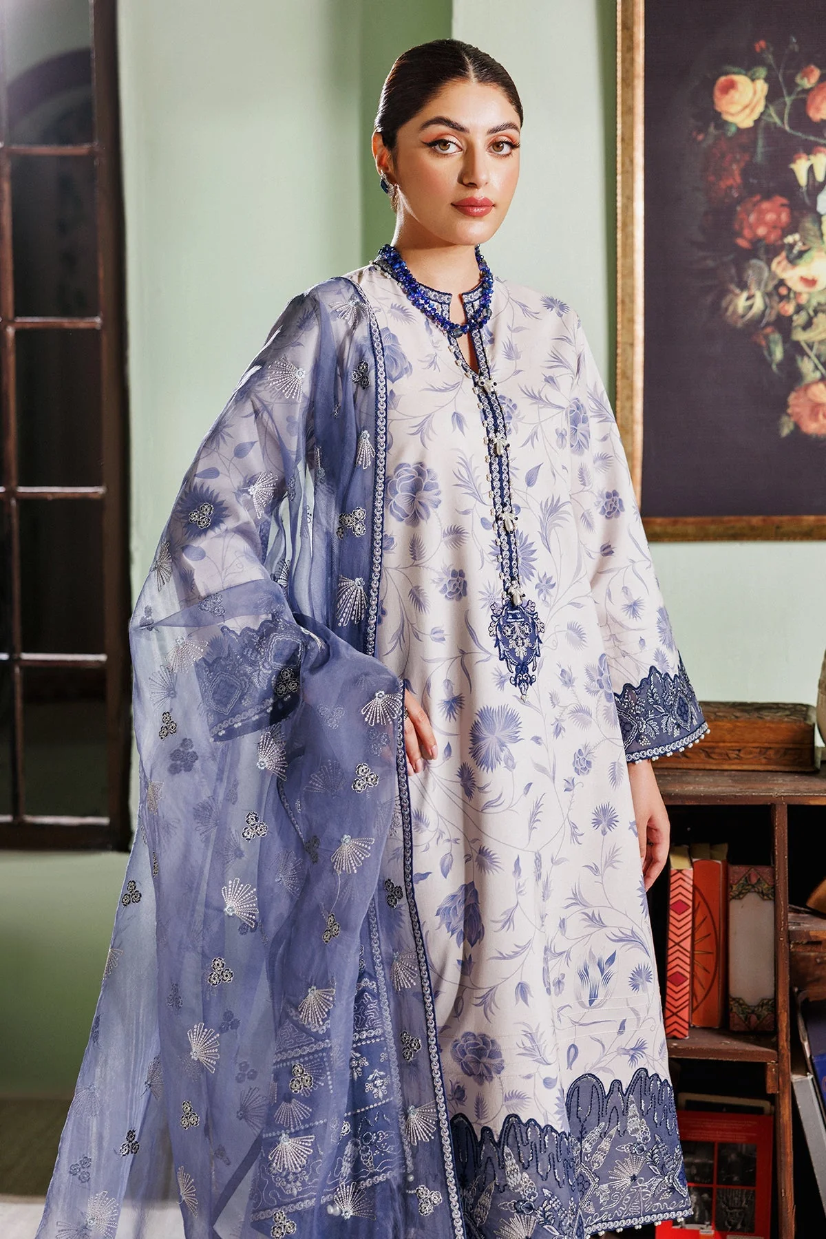 Alizeh Maahi Lawn – AF-EPL-7019-Sham - Image 2