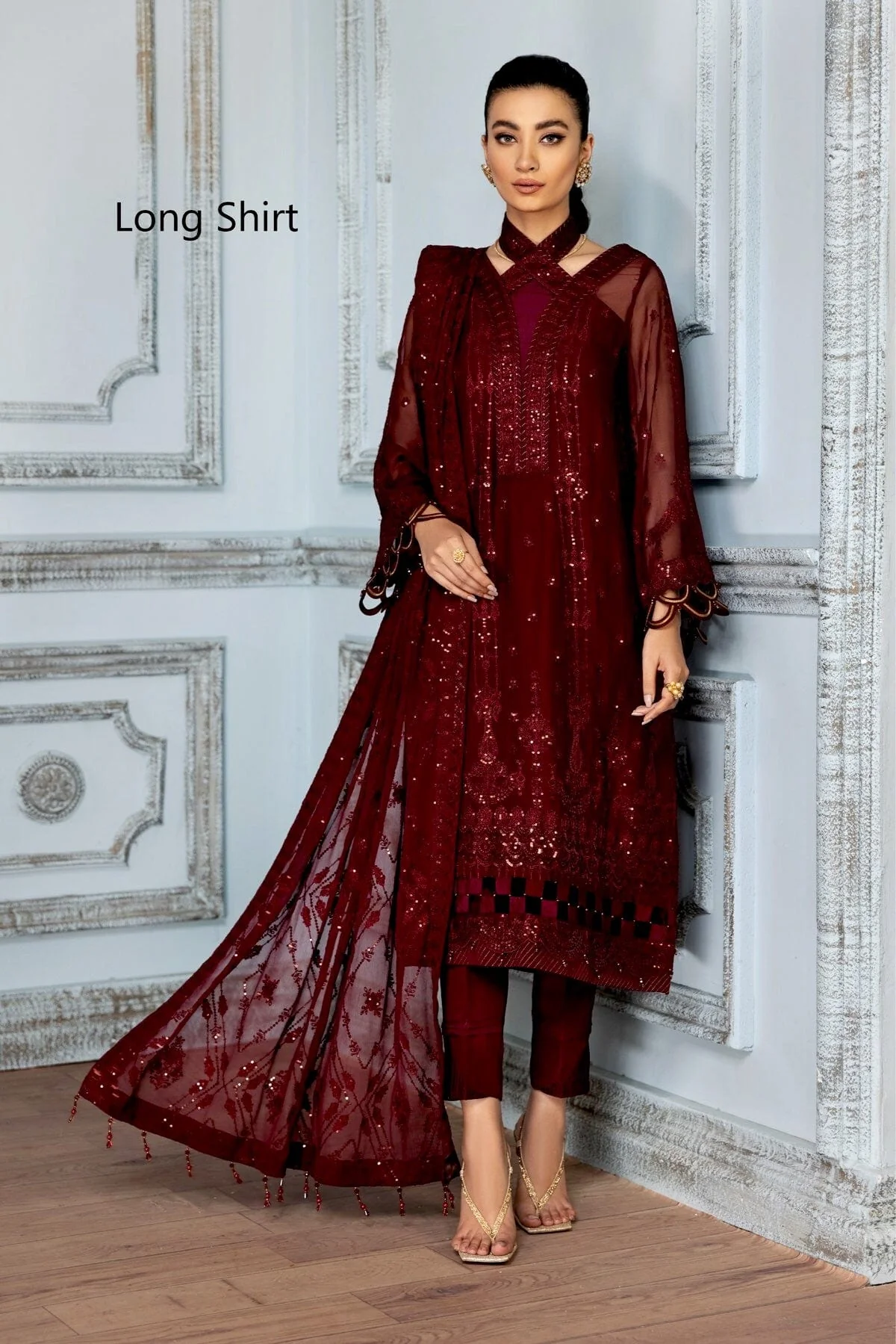 Alizeh Mah-e-Ru Festive Embroidered Chiffon Collection – Lavana