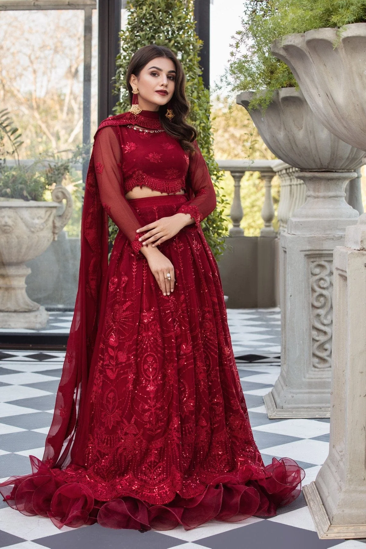 Alizeh Mahyar Embroidered Chiffon Festive Edition – Ruhé - Image 2
