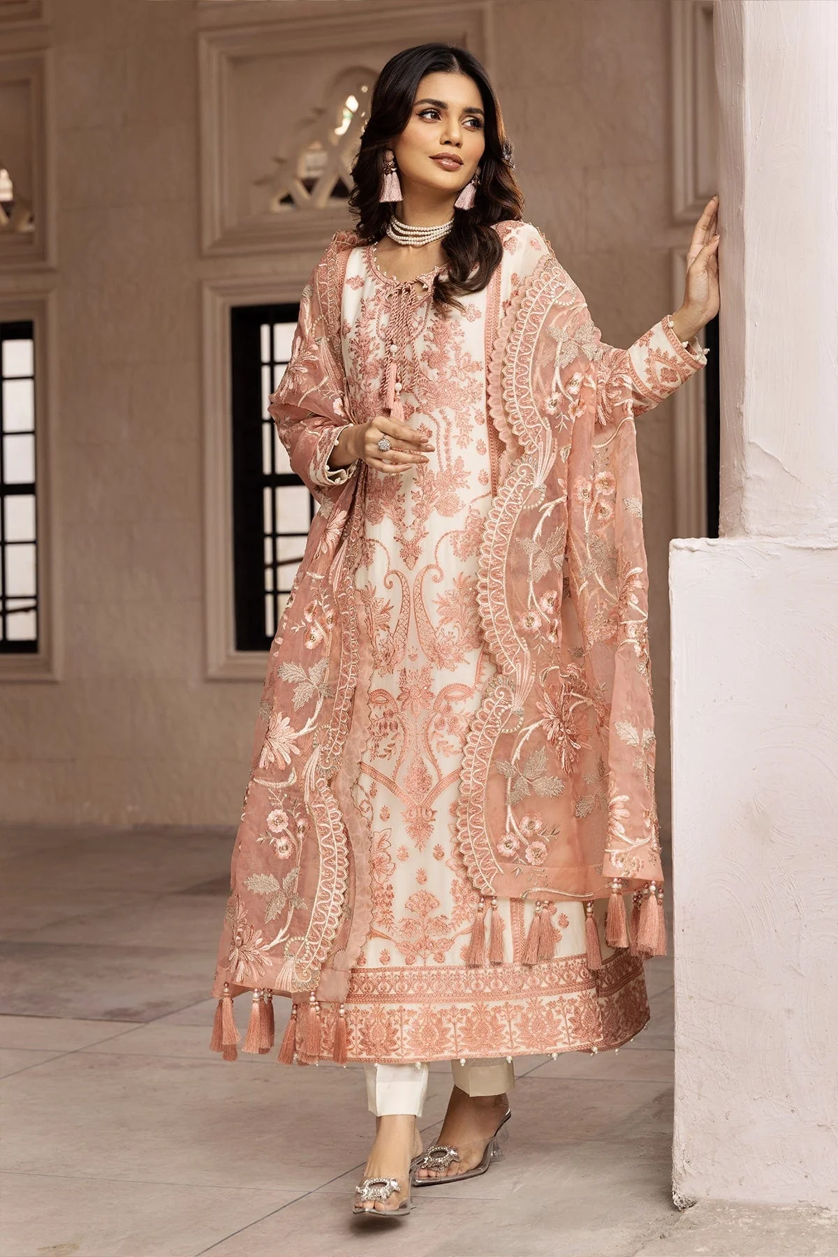 Alizeh Muhtesem Embroidered Festive Chiffon Collection 2022 – Lale - Image 10
